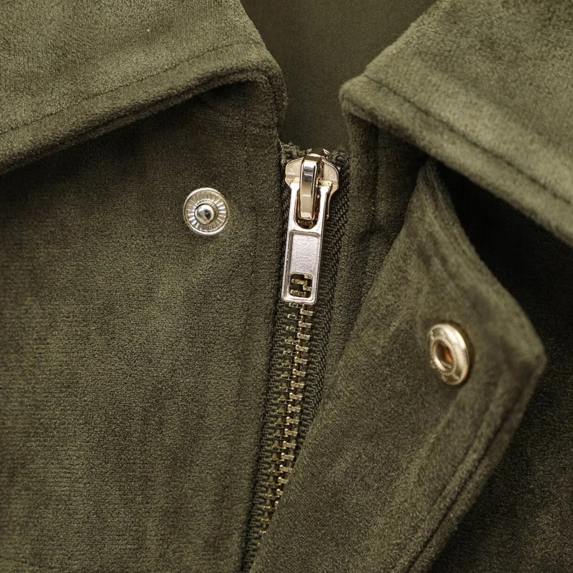 Eliaro Moda | Chaqueta de Gamuza Clásica Mujer con Solapa