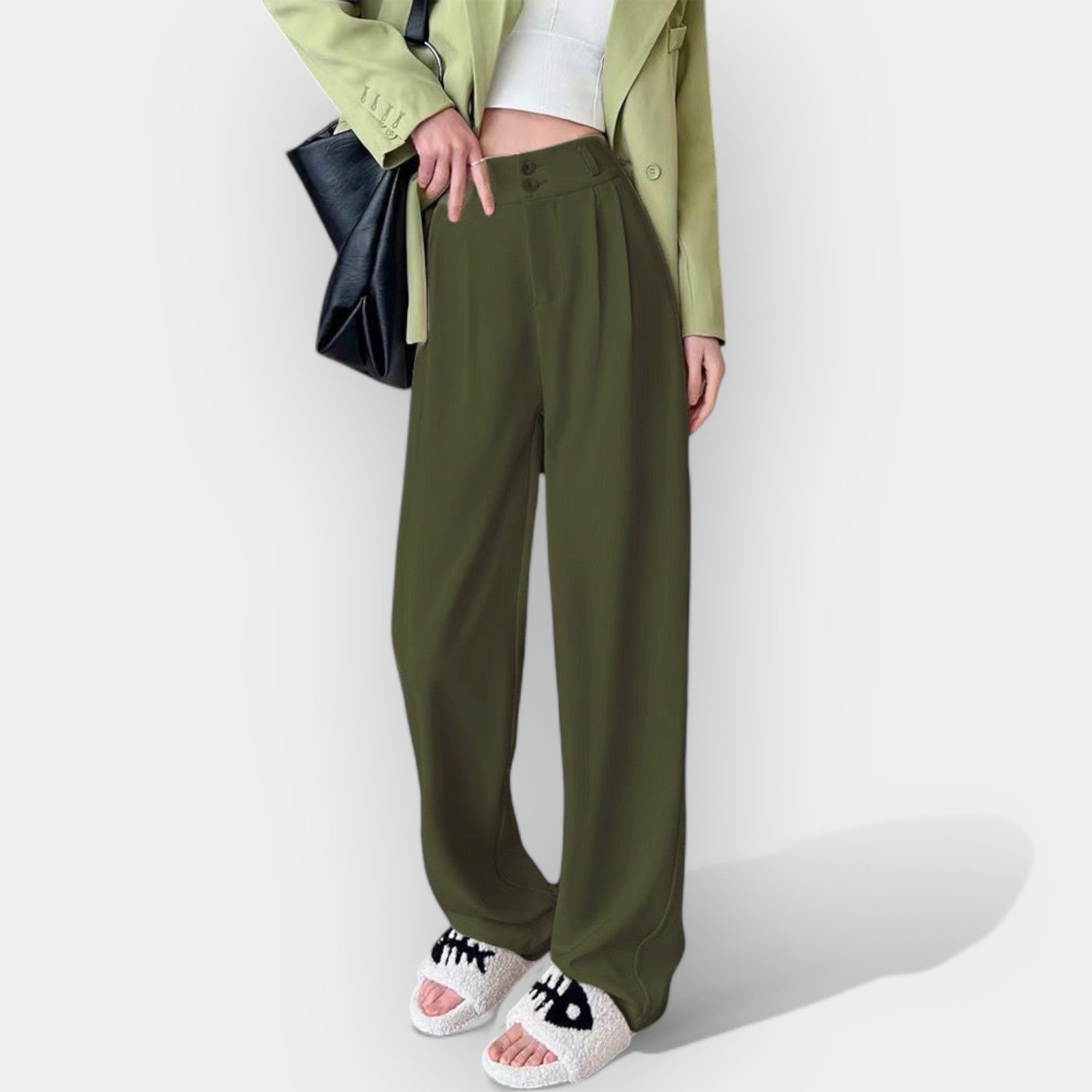 Pantalón Ancho Estilo Coreano
