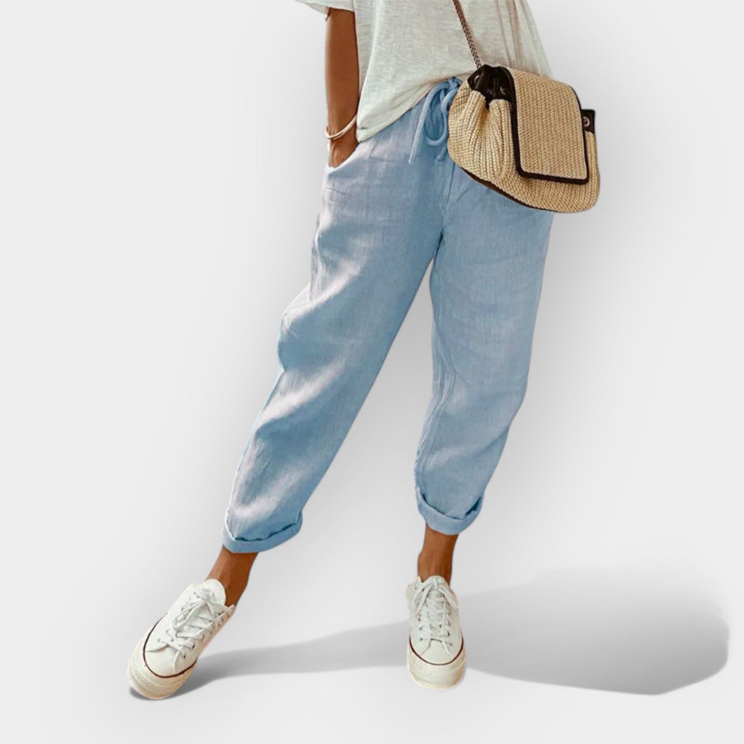 Pantalón ligero de lino