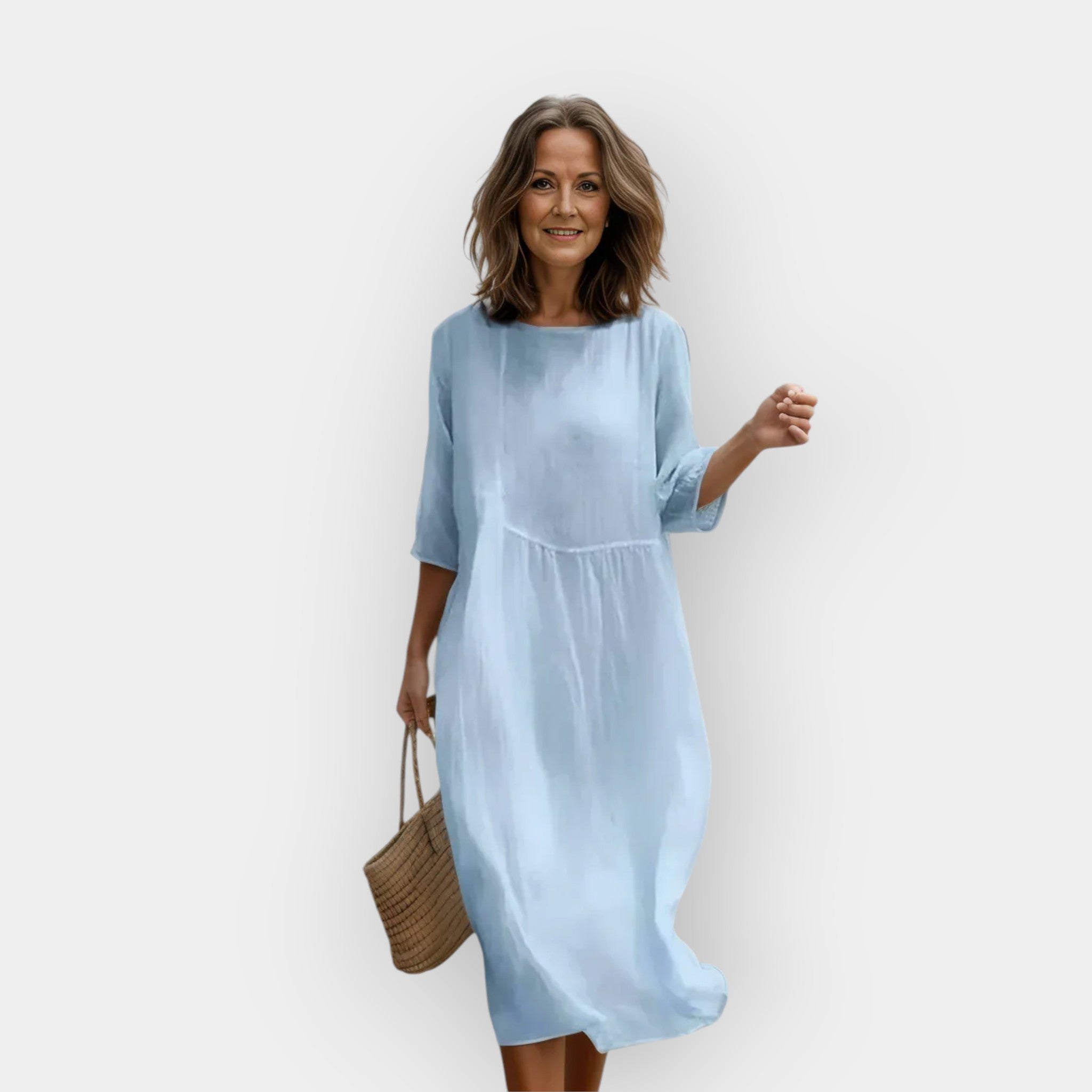 Φόρεμα με Κολακευτική Κάλυψη στην Περιοχή της Κοιλιάς