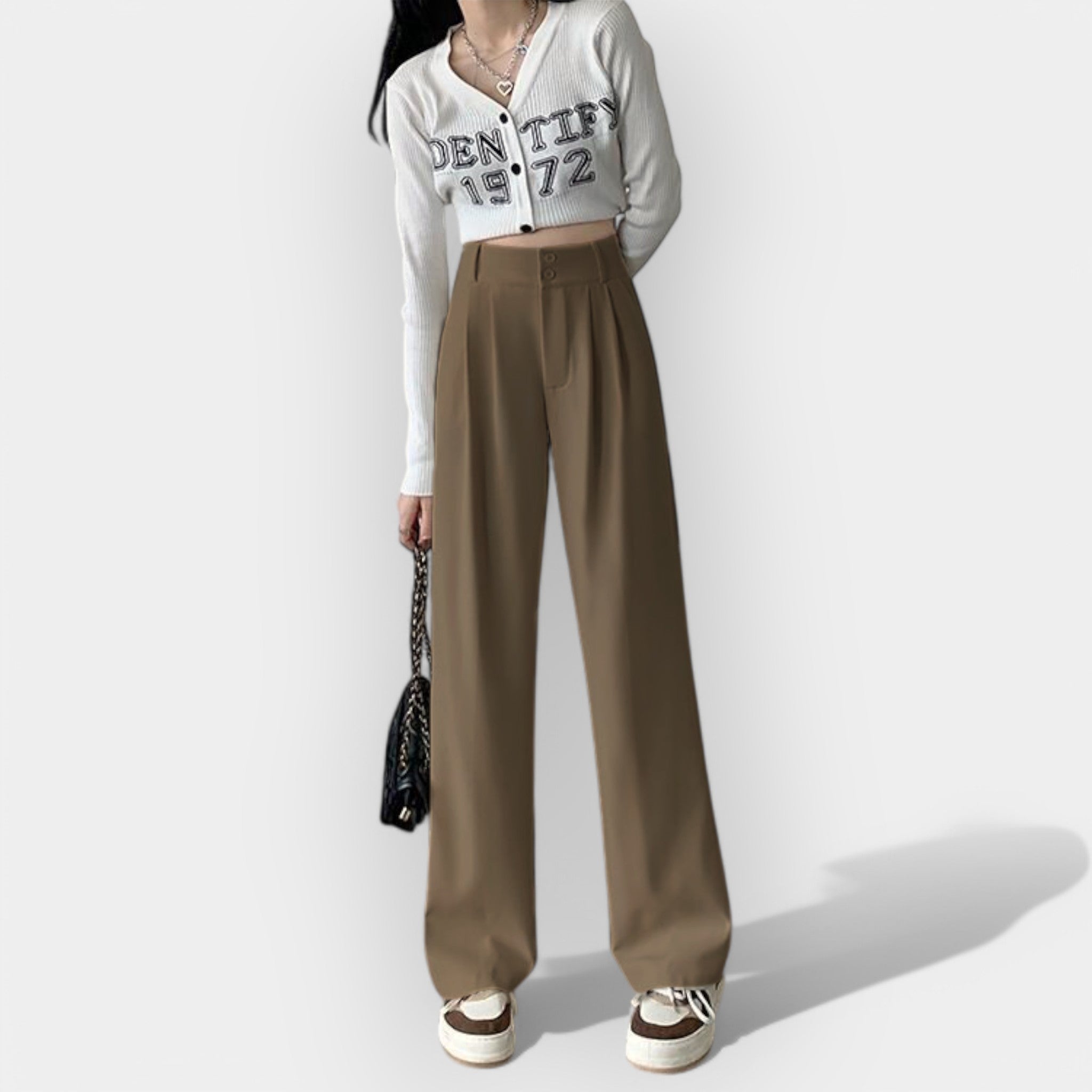 Pantalón Ancho Estilo Coreano