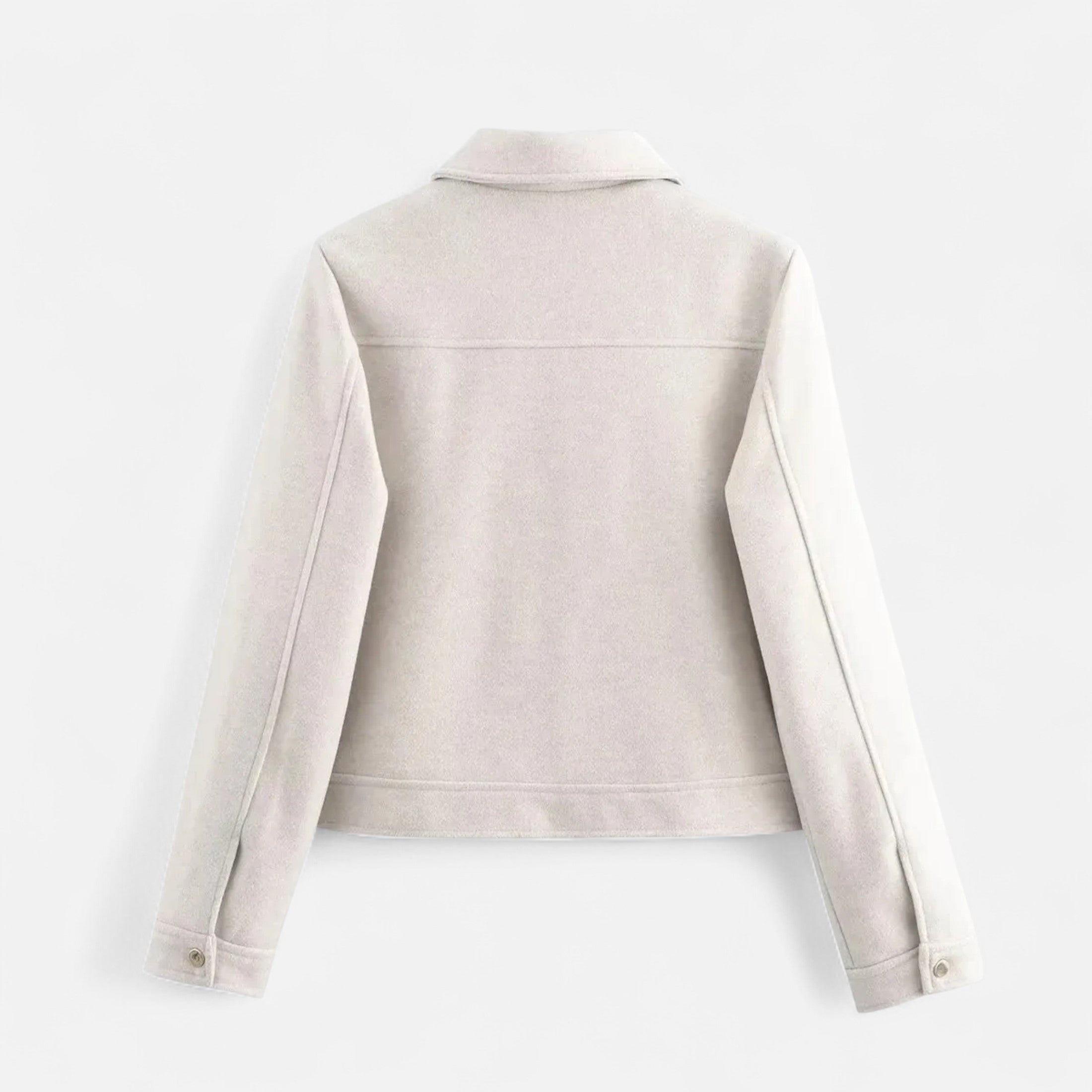 Cazadora Mujer Cuello Solapa Manga Larga