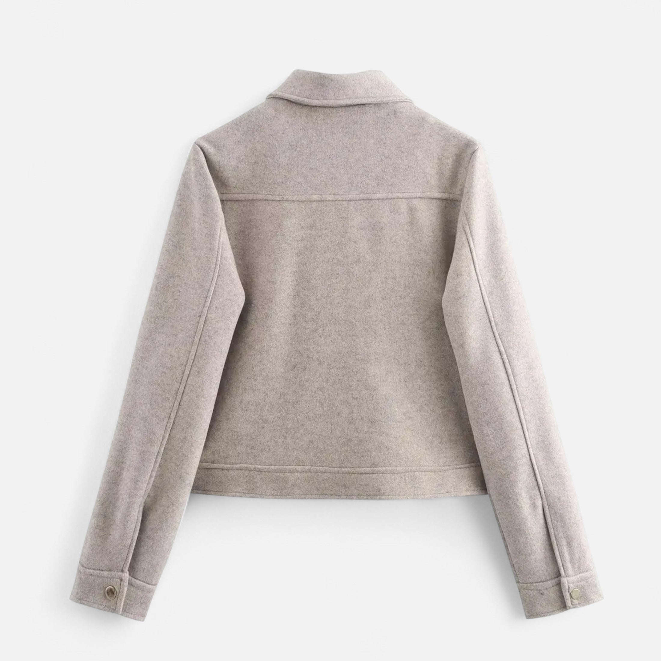 Cazadora Mujer Cuello Solapa Manga Larga