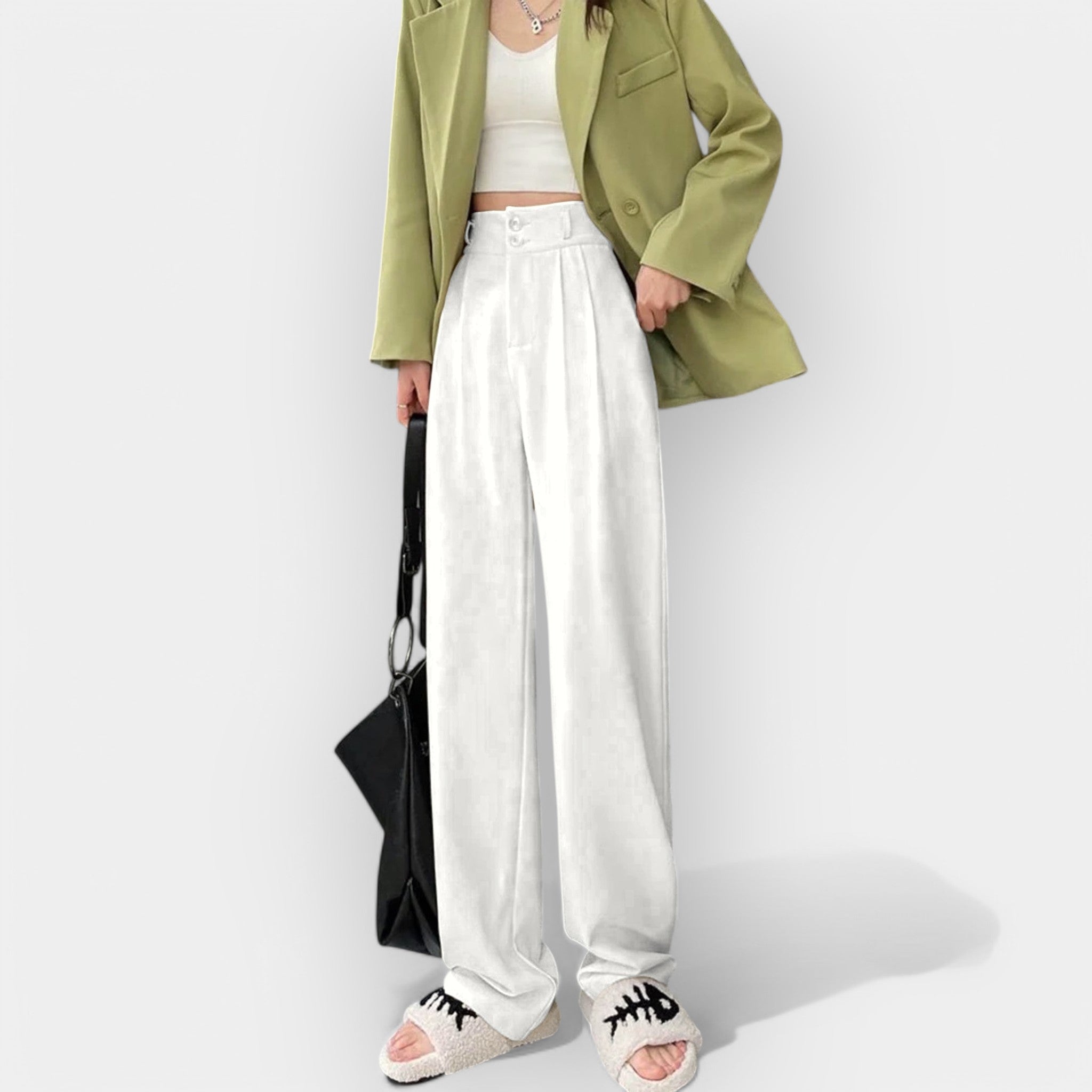 Pantalón Ancho Estilo Coreano
