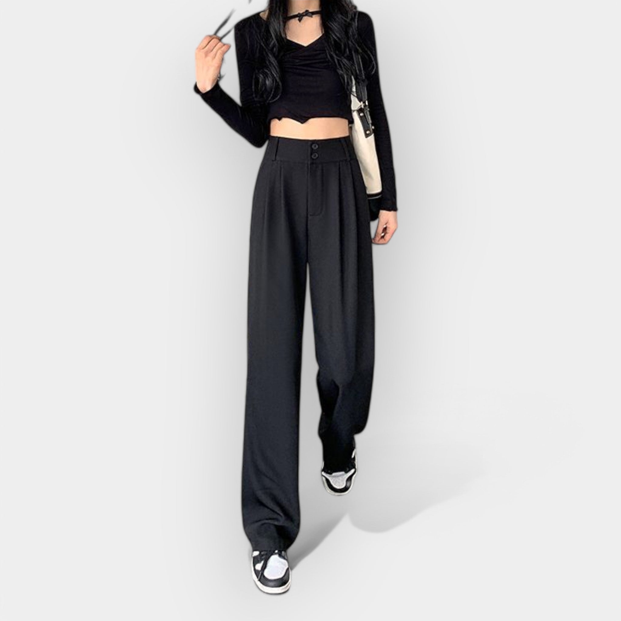 Pantalón Ancho Estilo Coreano