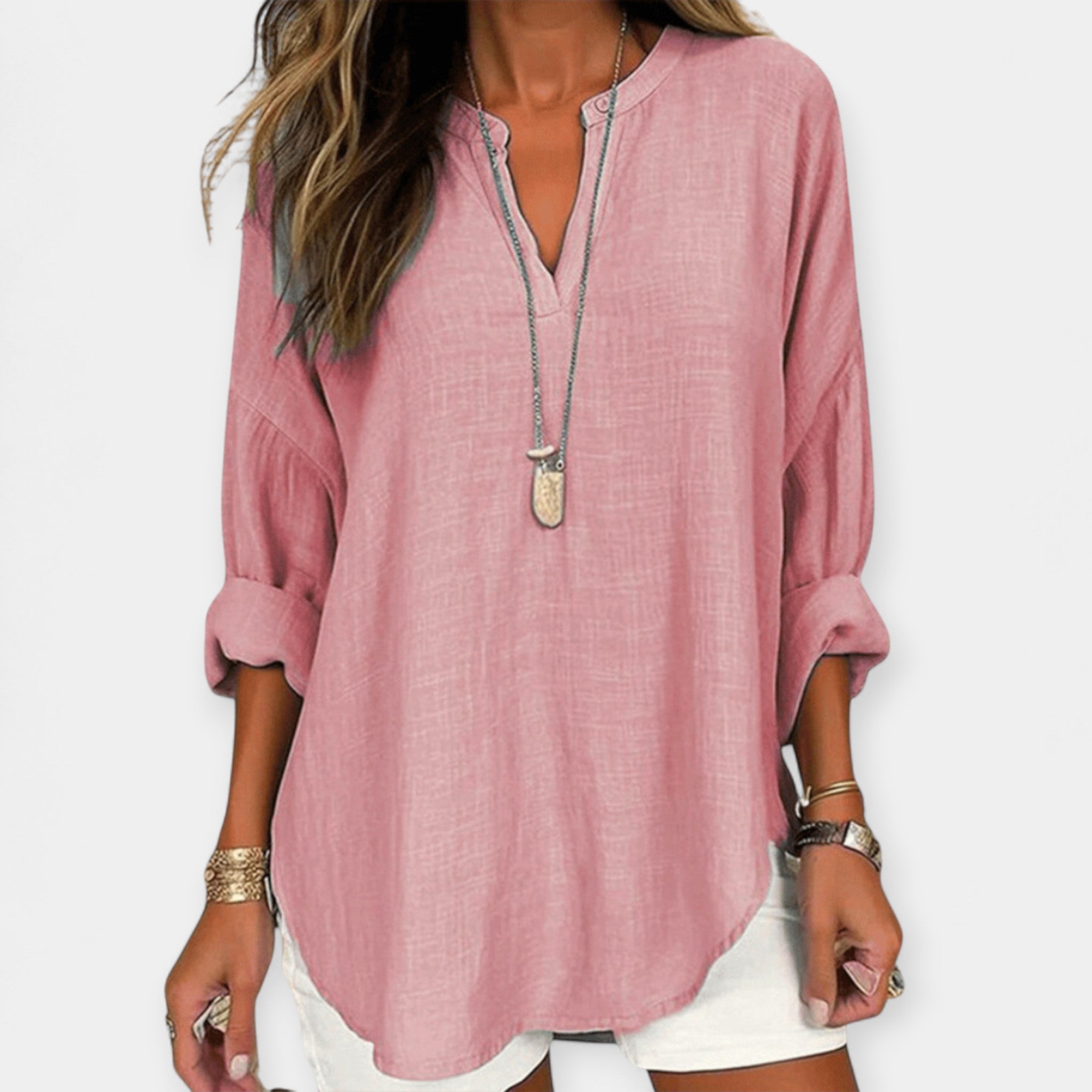 Blusa de Lino de Playa