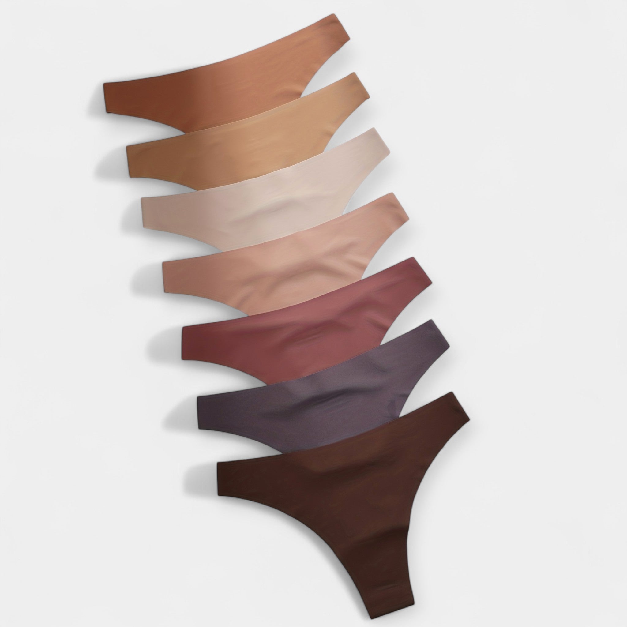 Set de 7 Bragas Simples tipo Hipster