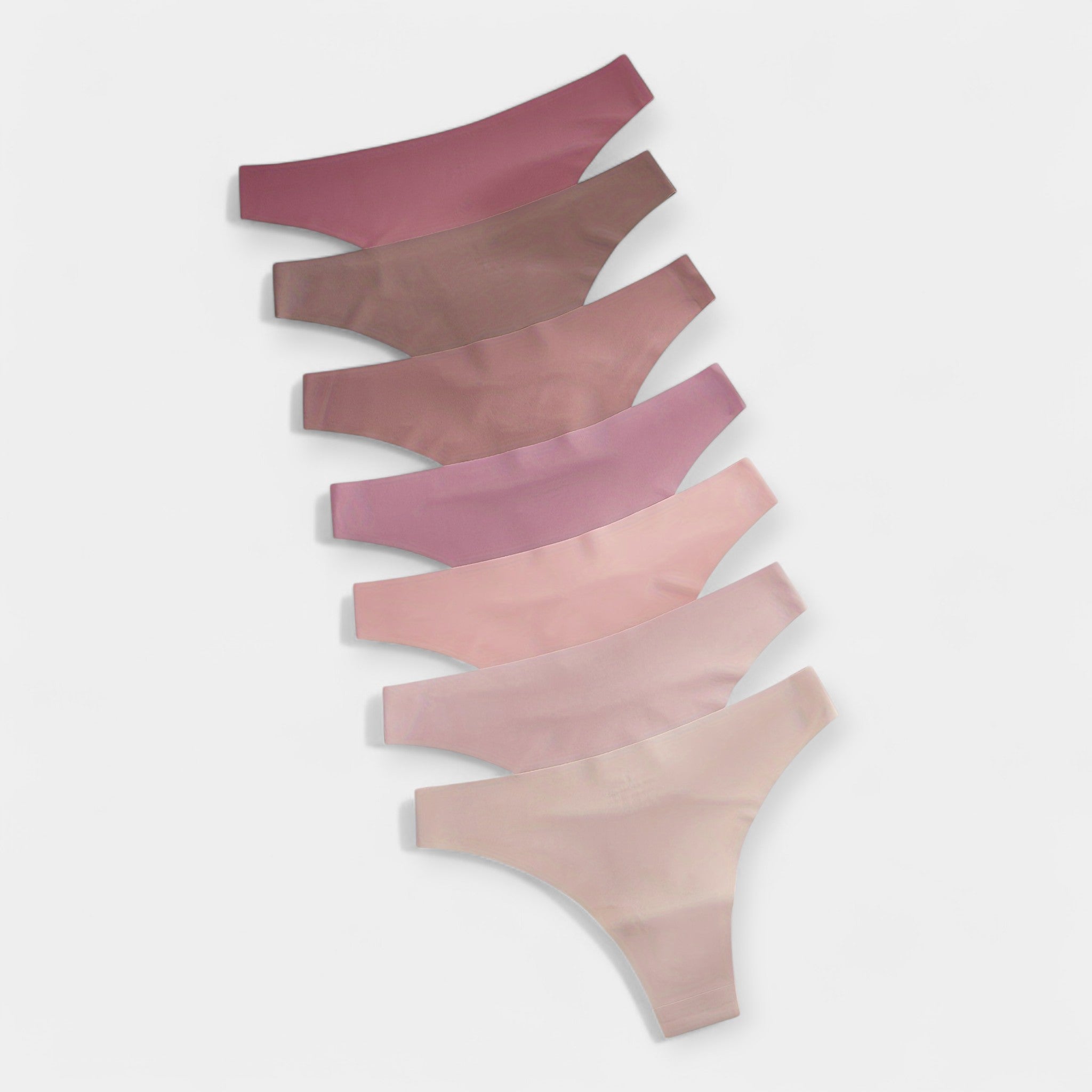 Set de 7 Bragas Simples tipo Hipster