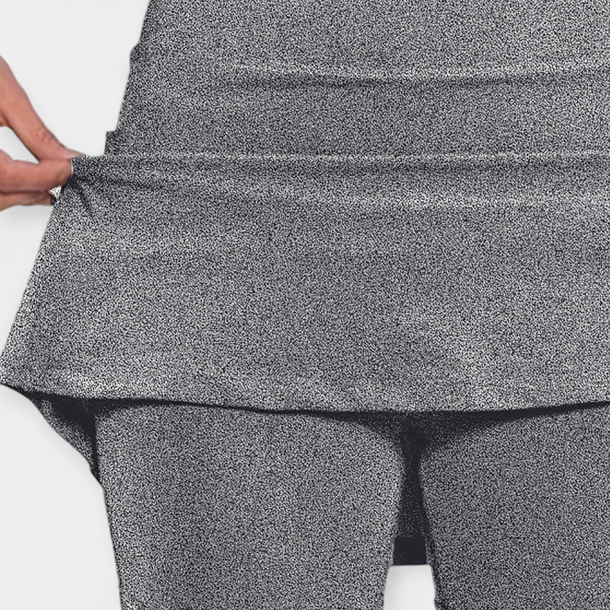 Short-falda de tiro alto