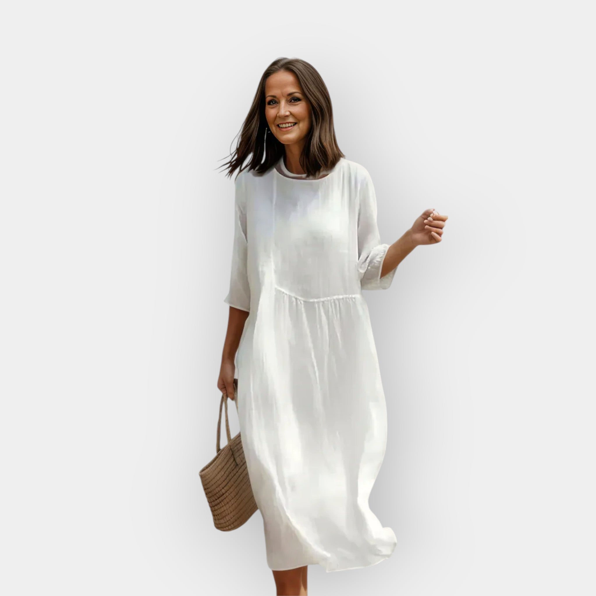 Φόρεμα με Κολακευτική Κάλυψη στην Περιοχή της Κοιλιάς