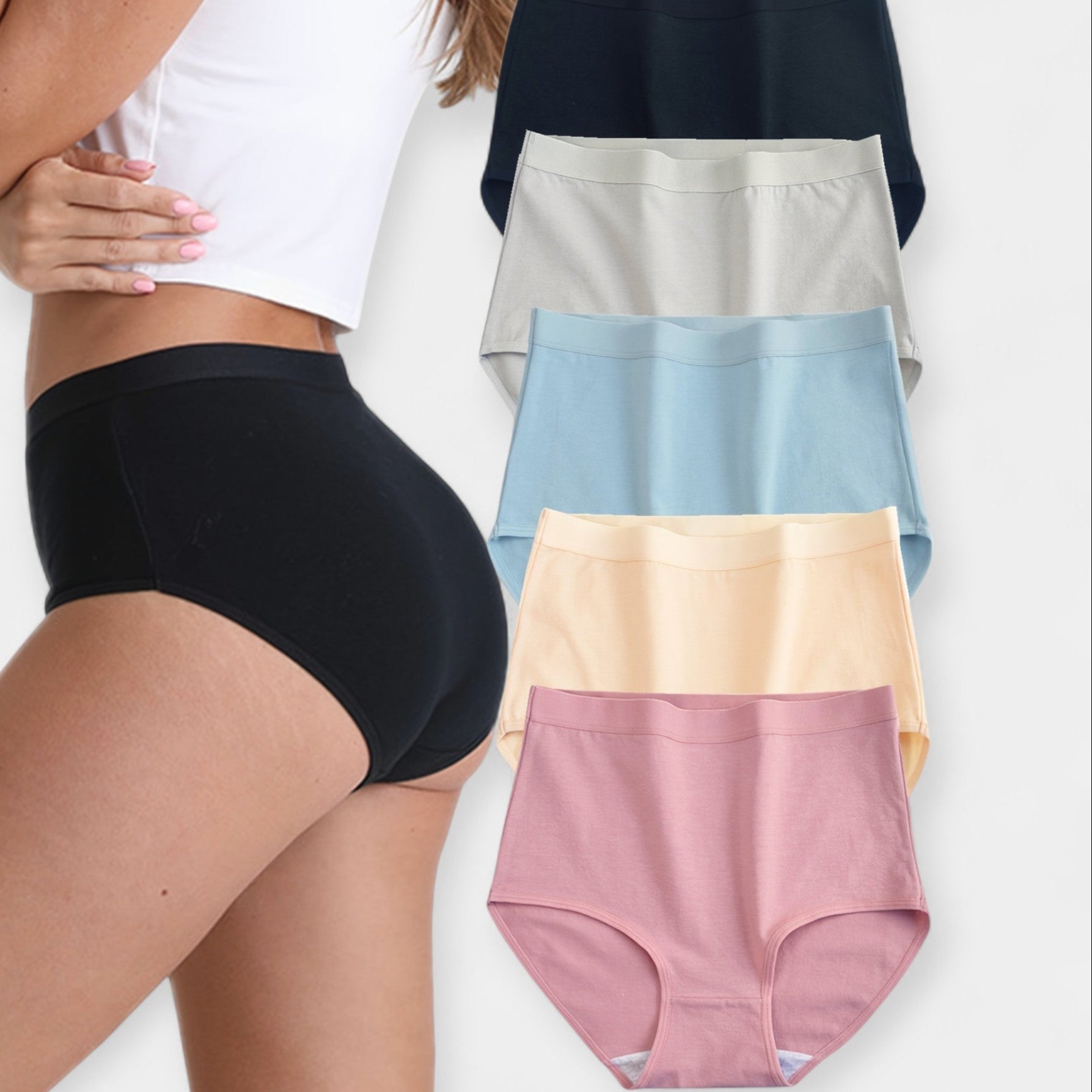 Set de 5 Bragas tipo Brief