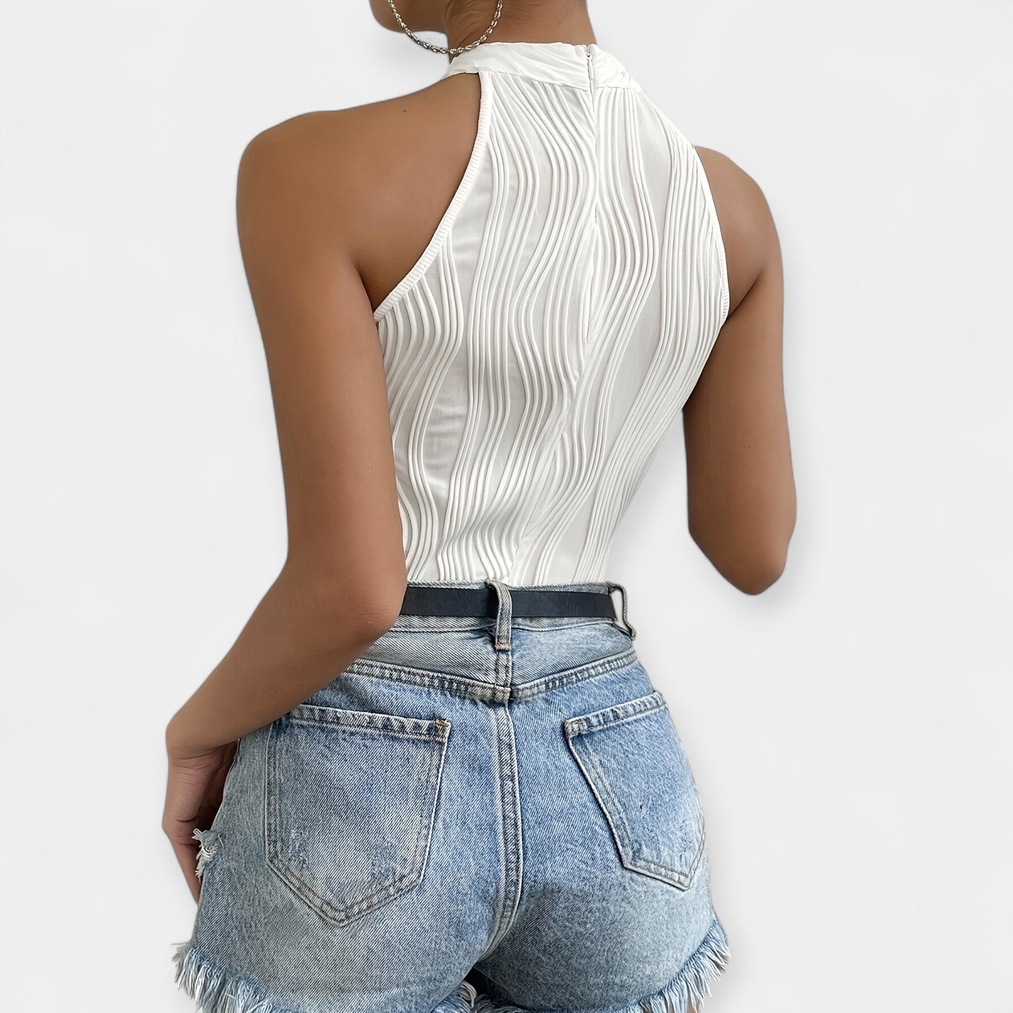 Ολόσωμο Κορμάκι με Ρούσινγκ