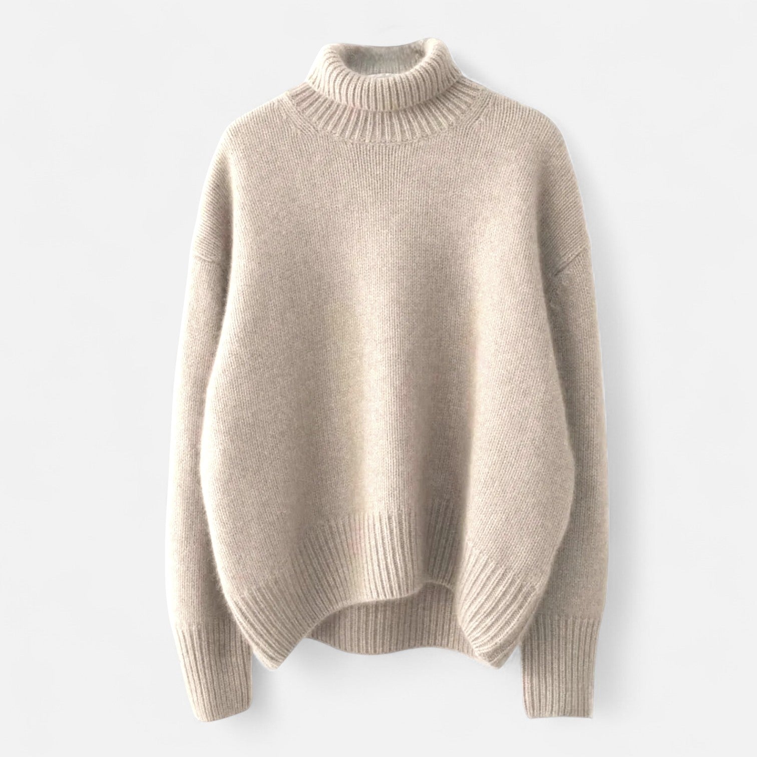 Jersey Mujer Invierno Cuello Alto Cashmere