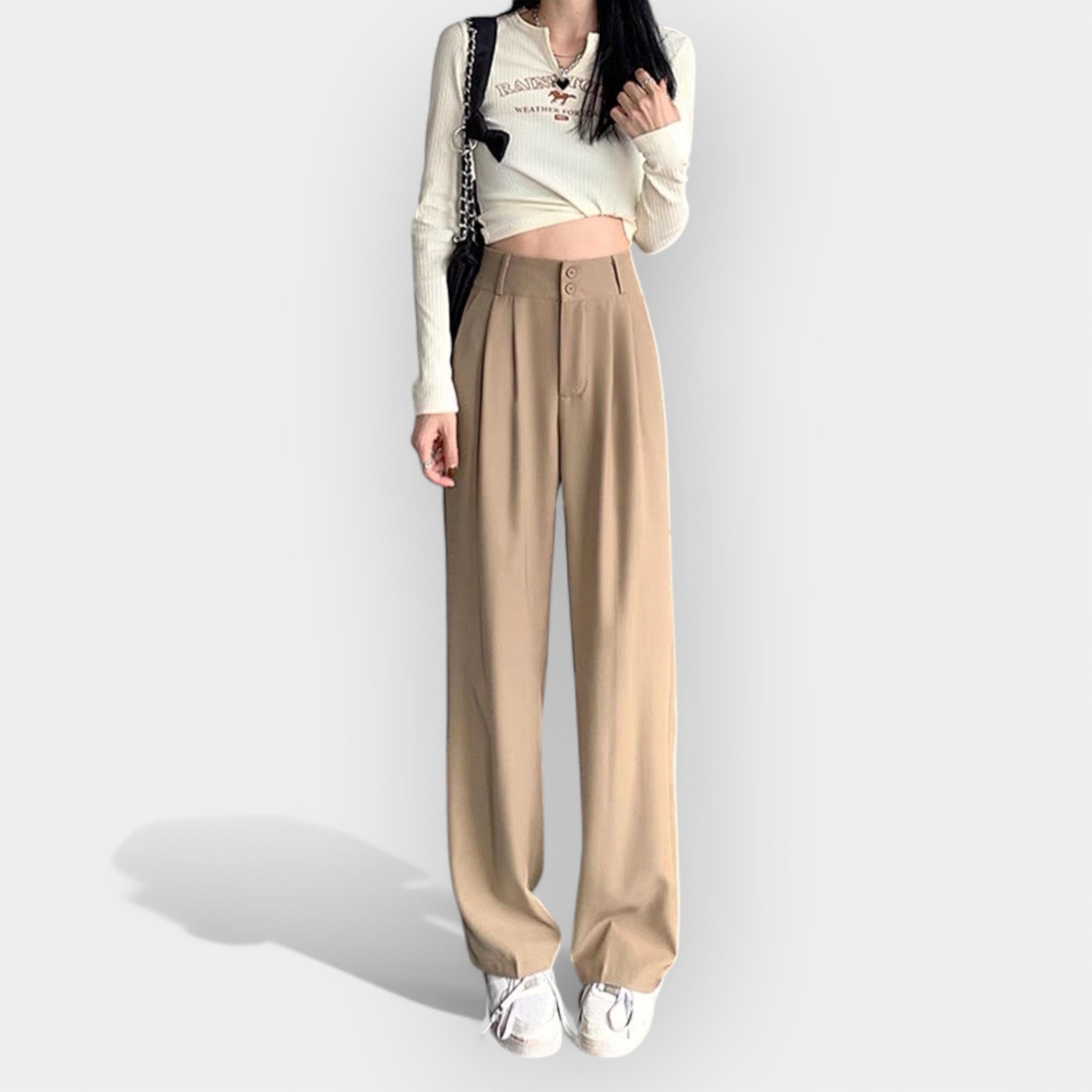 Pantalón Ancho Estilo Coreano