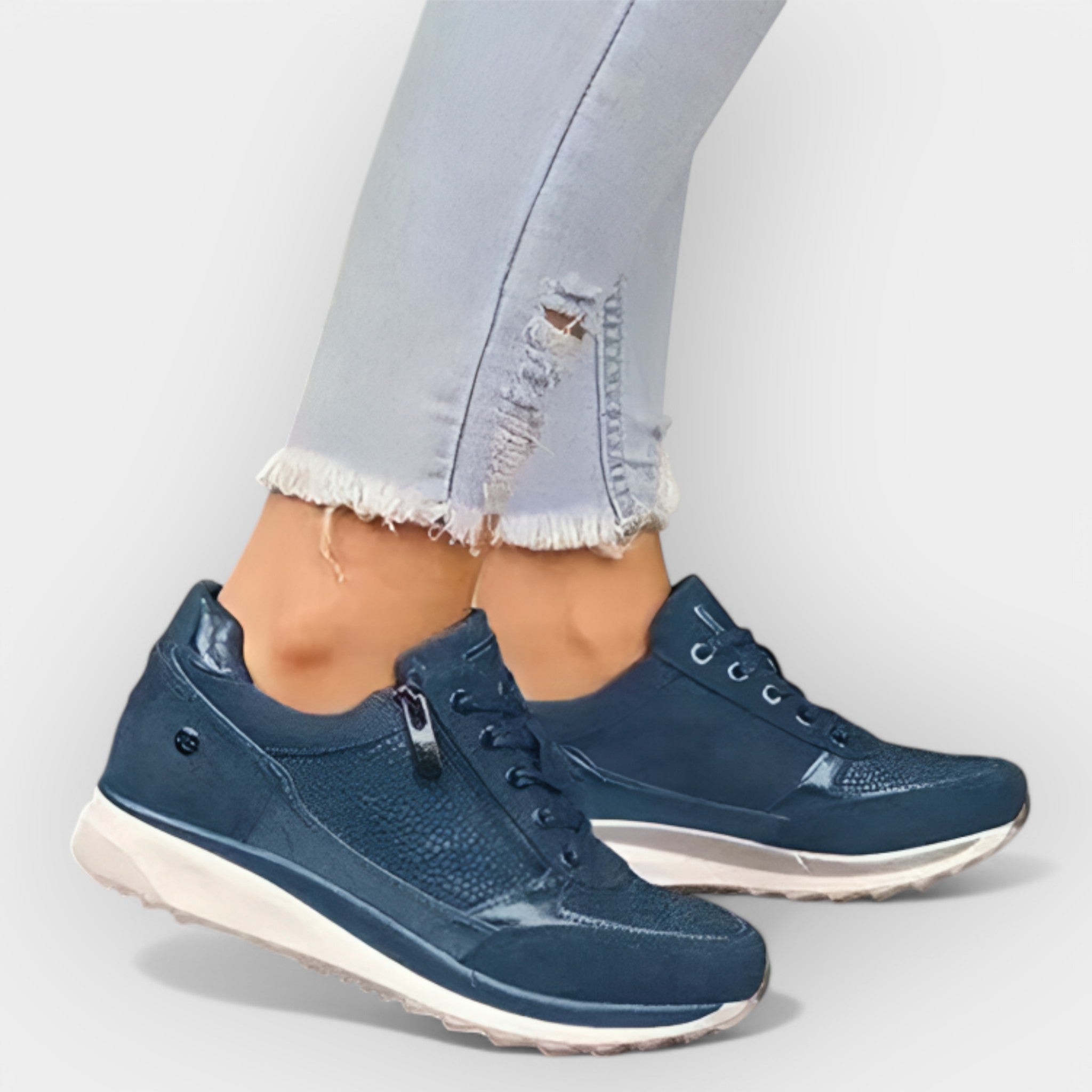 Sneakers Anatómicos con Cremallera