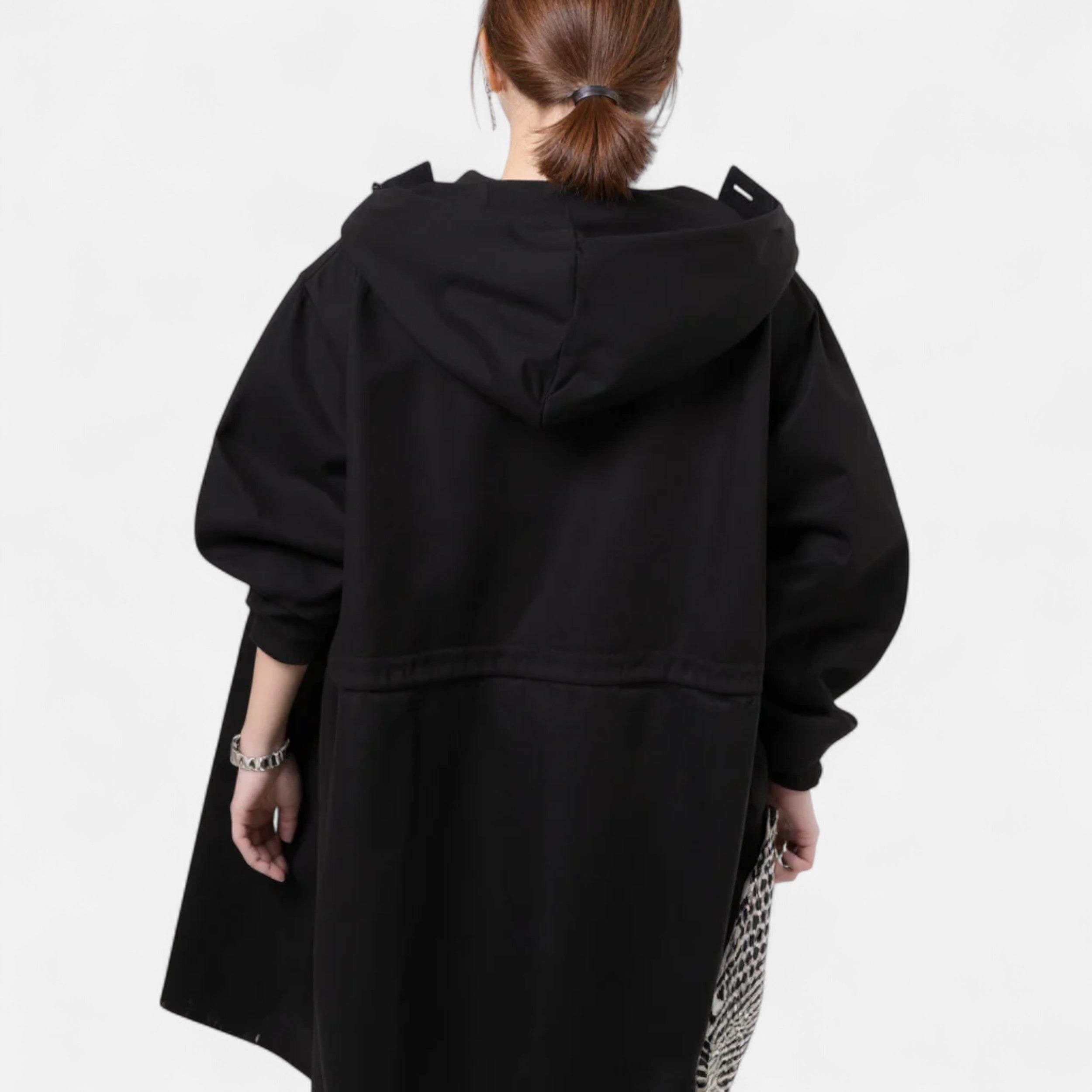 Eliaro Moda | Gabardina Mujer con Capucha Impermeable Atemporal