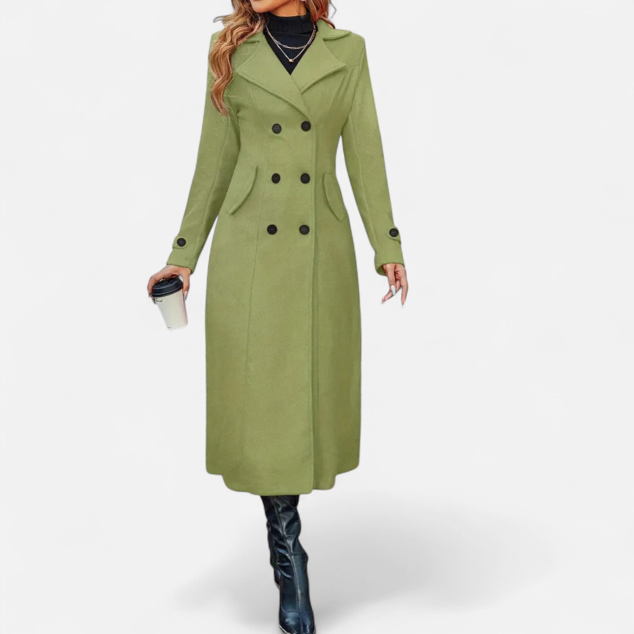 Abrigo Largo de Invierno para Mujer