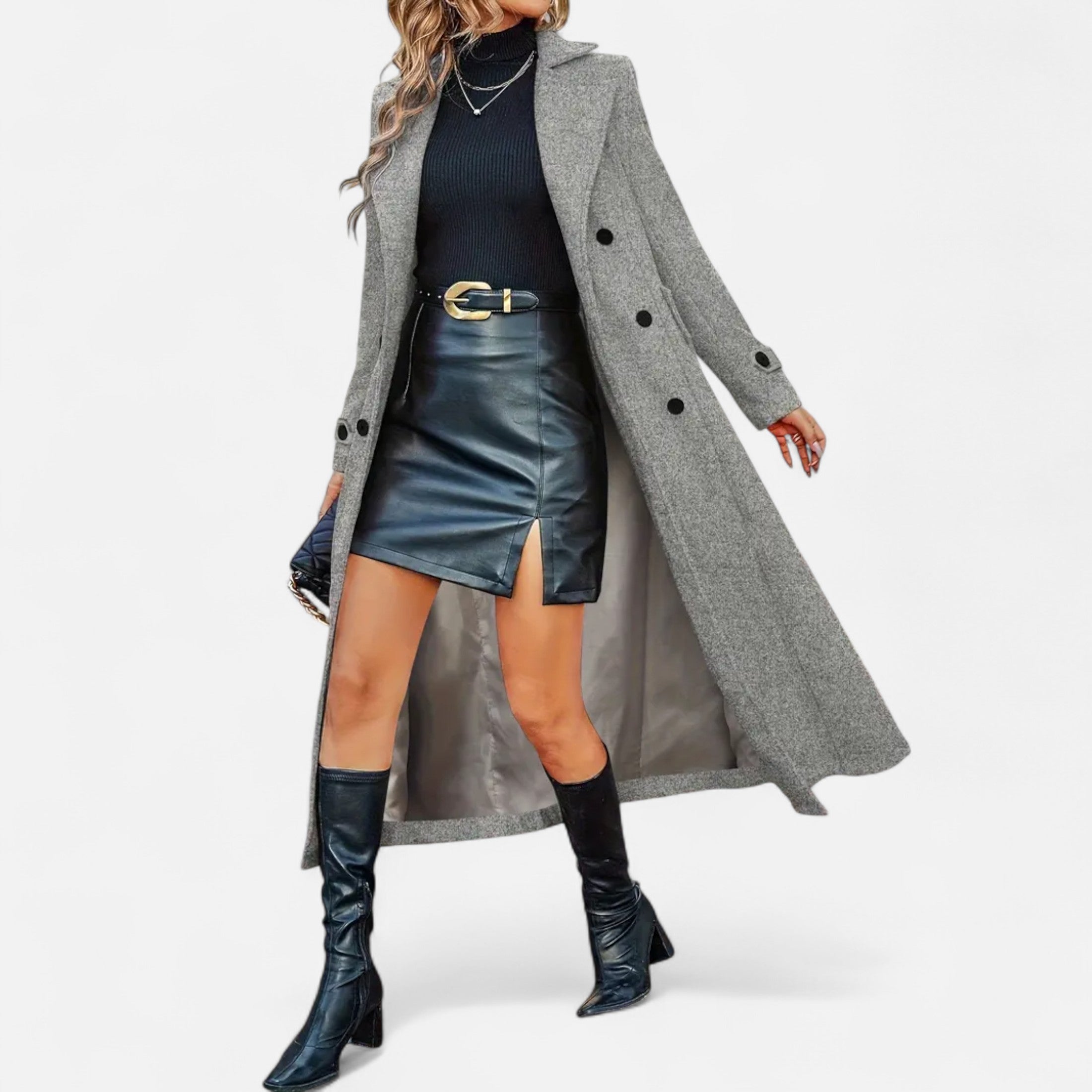 Eliaro Moda | Abrigo Largo de Invierno para Mujer