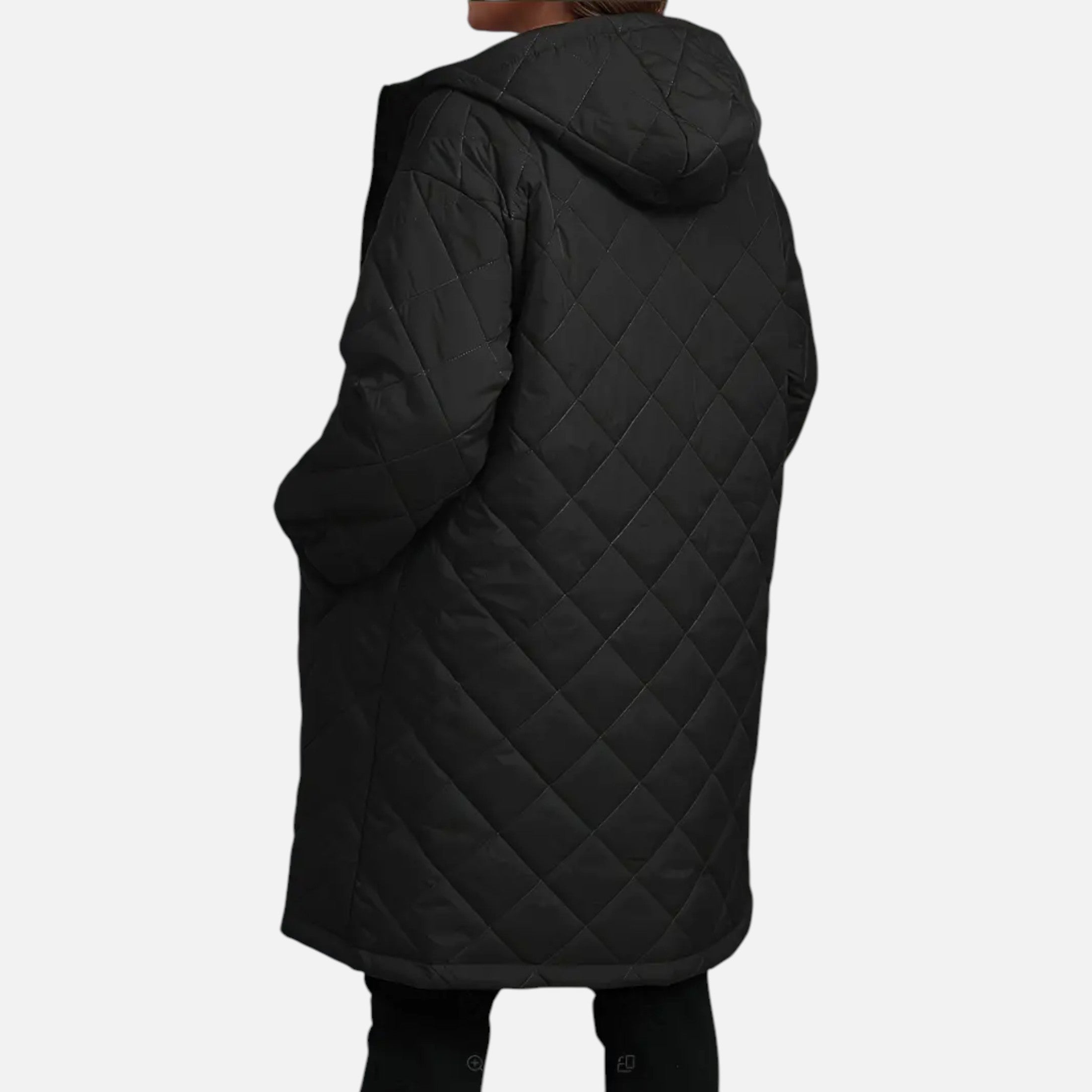 Chaqueta Acolchada Plus Size para Mujer