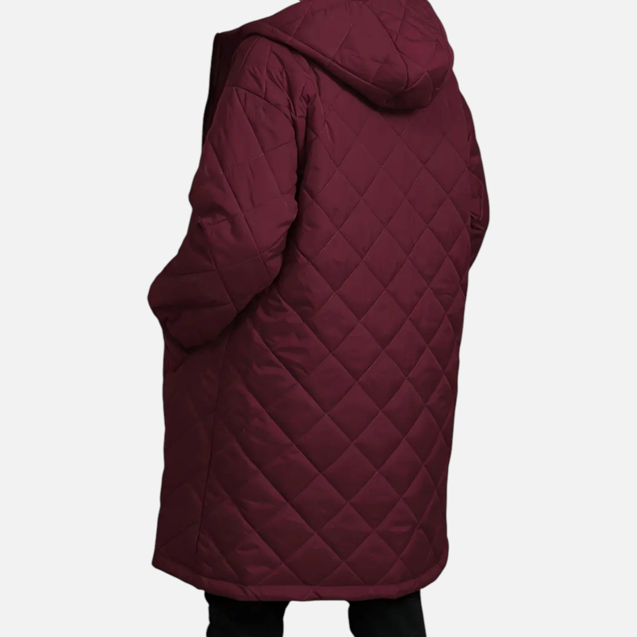 Chaqueta Acolchada Plus Size para Mujer