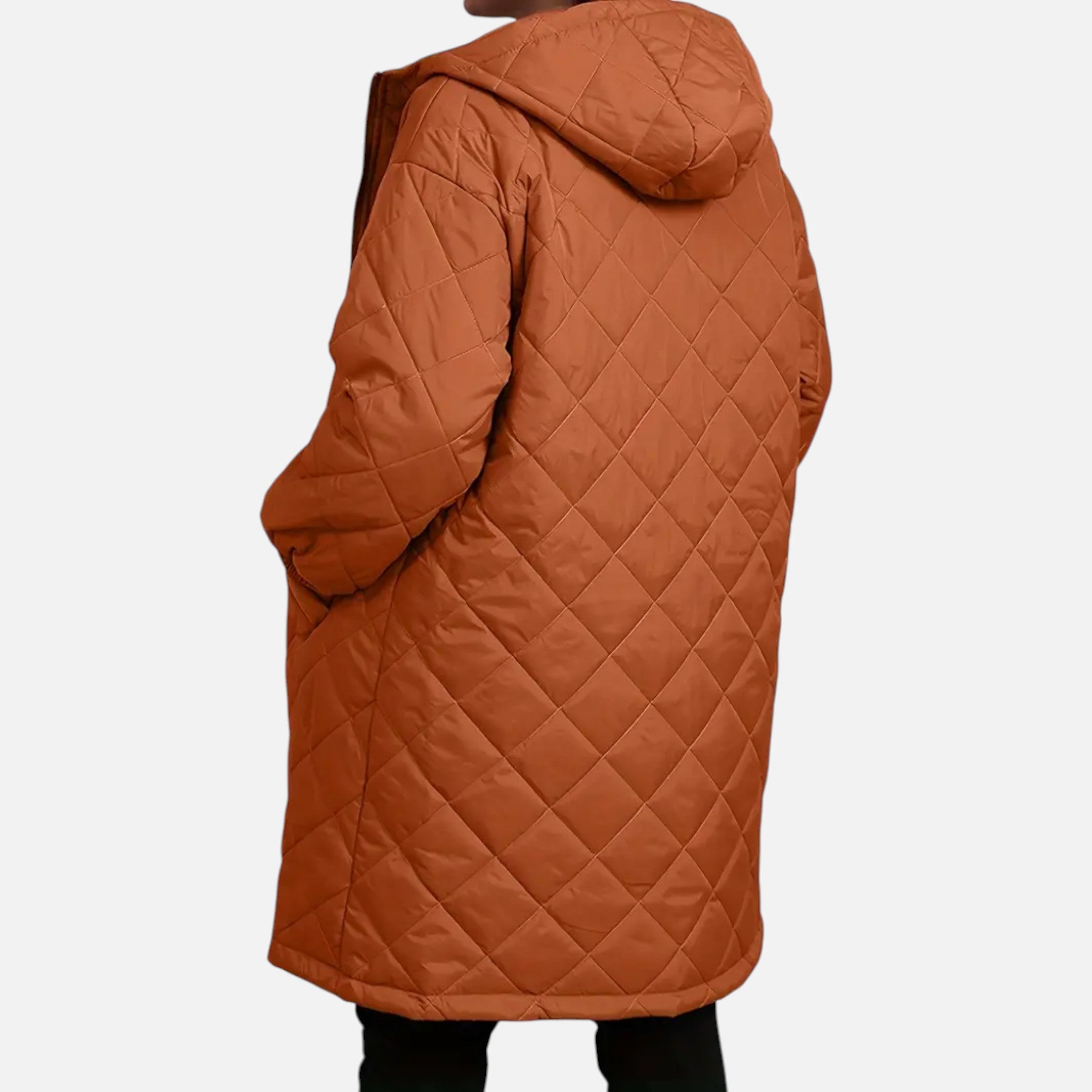 Chaqueta Acolchada Plus Size para Mujer
