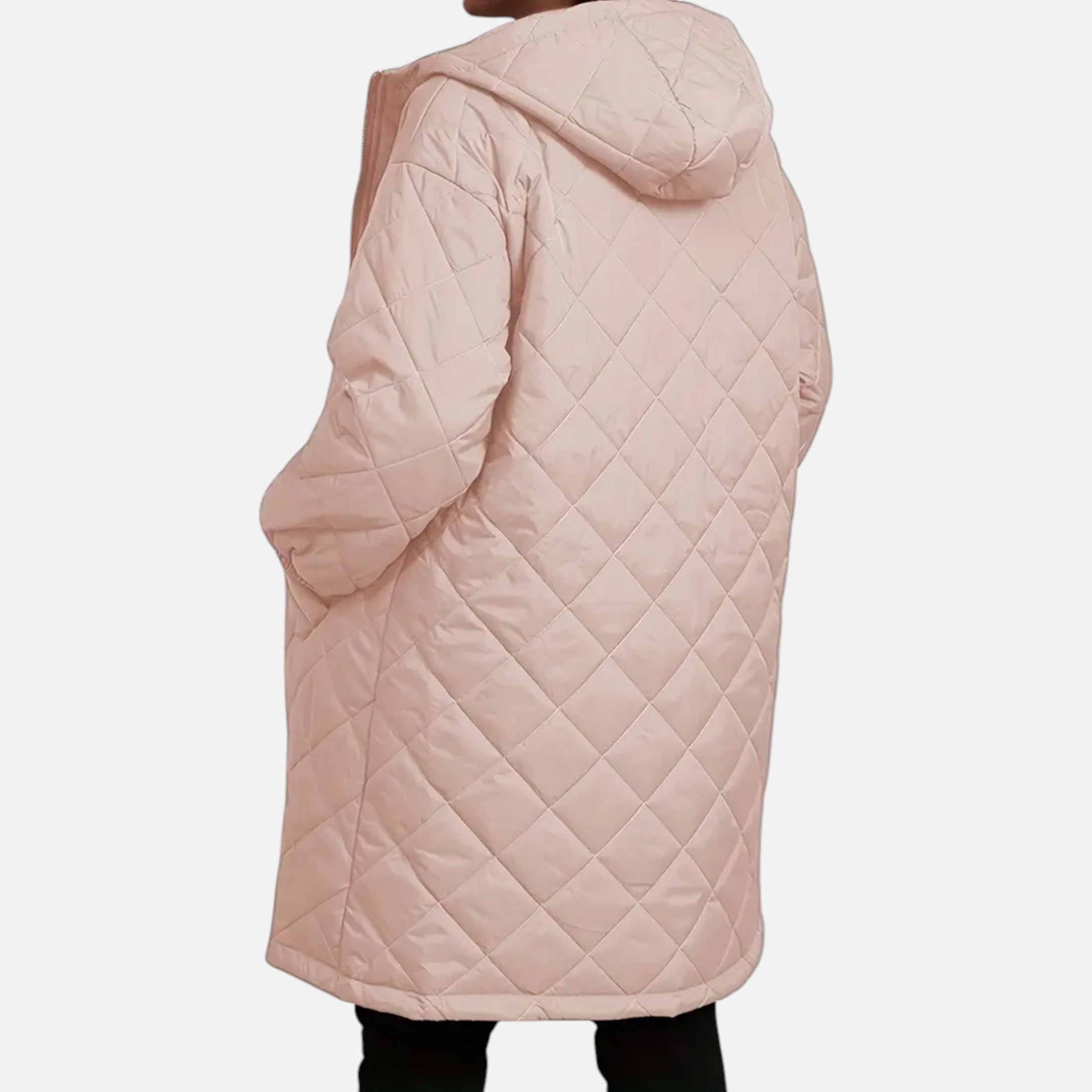 Chaqueta Acolchada Plus Size para Mujer