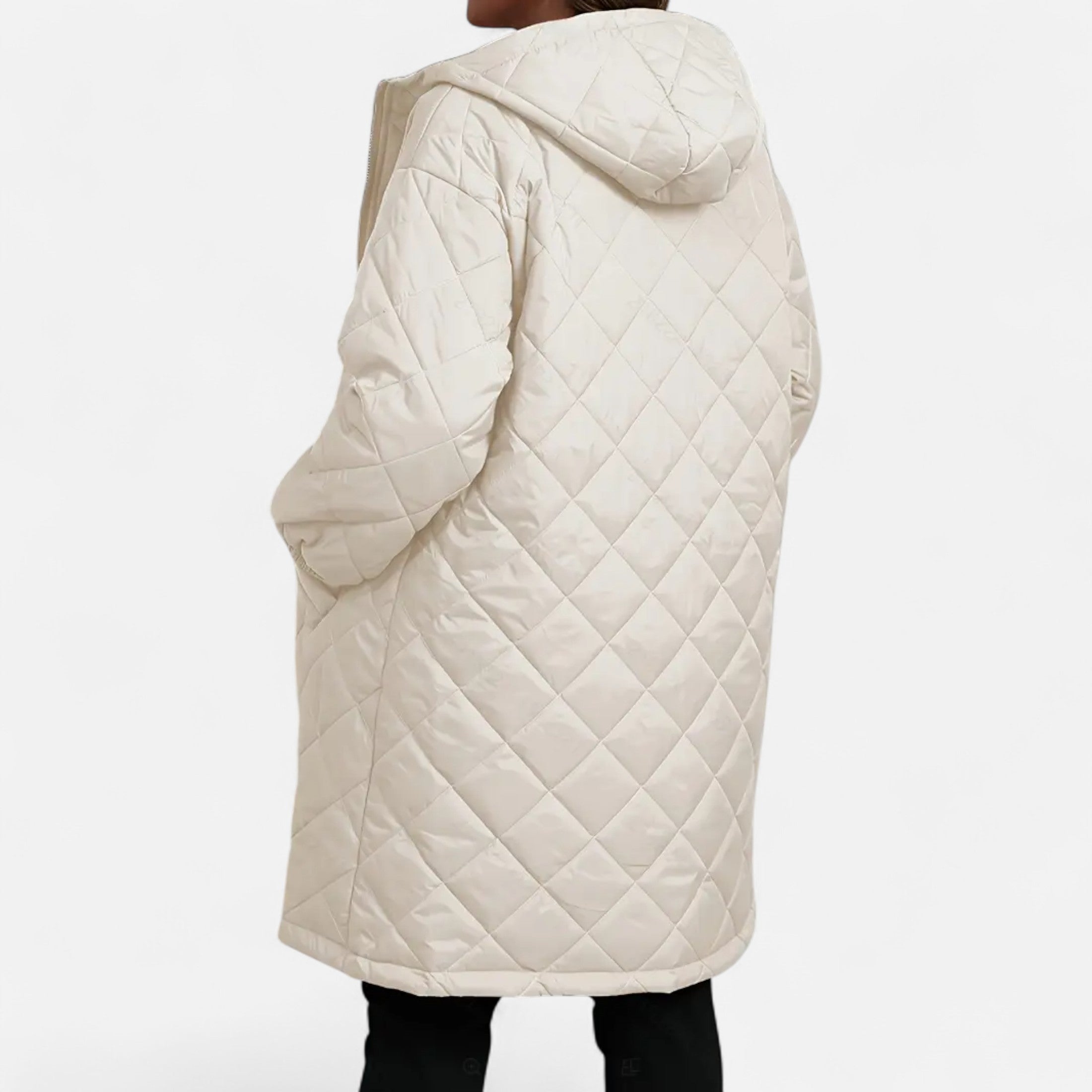 Chaqueta Acolchada Plus Size para Mujer