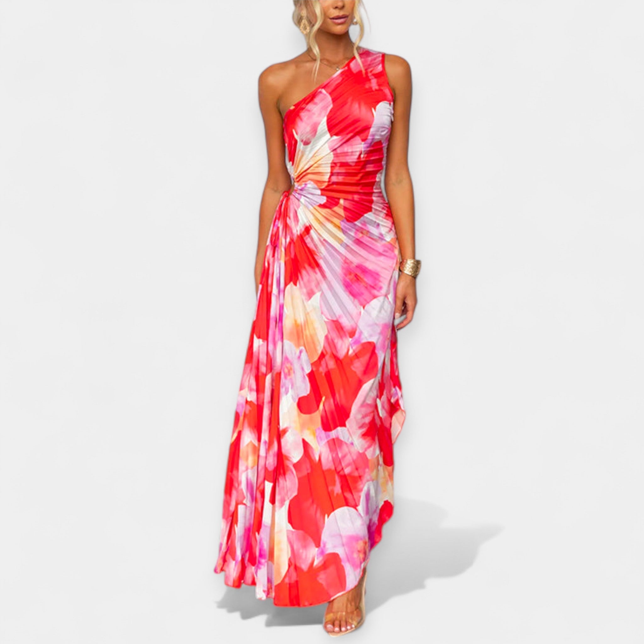 Vestido con Terminación Asimétrica