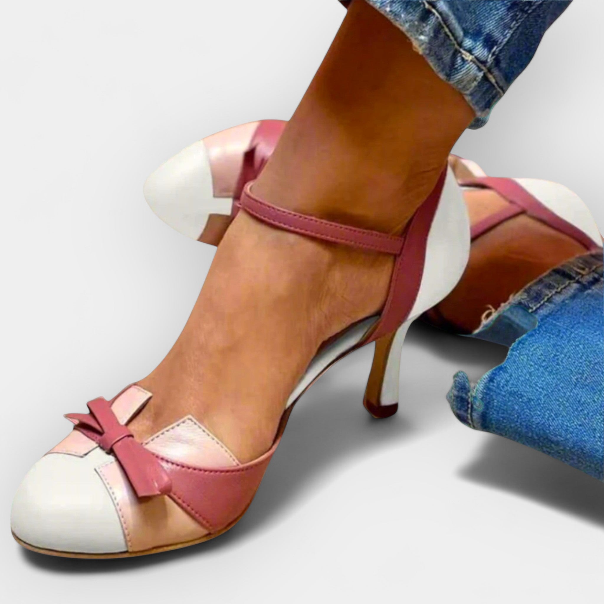 Tacones románticos con soporte y estilo