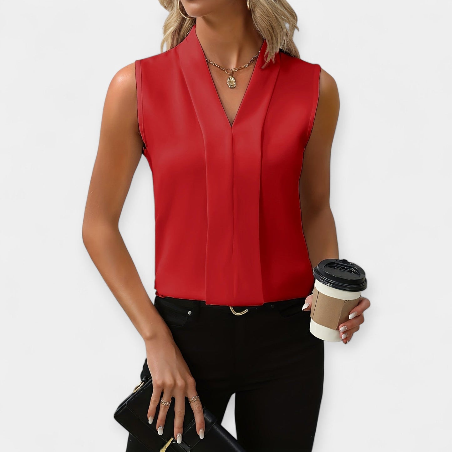 Blusa Sin Mangas Classy