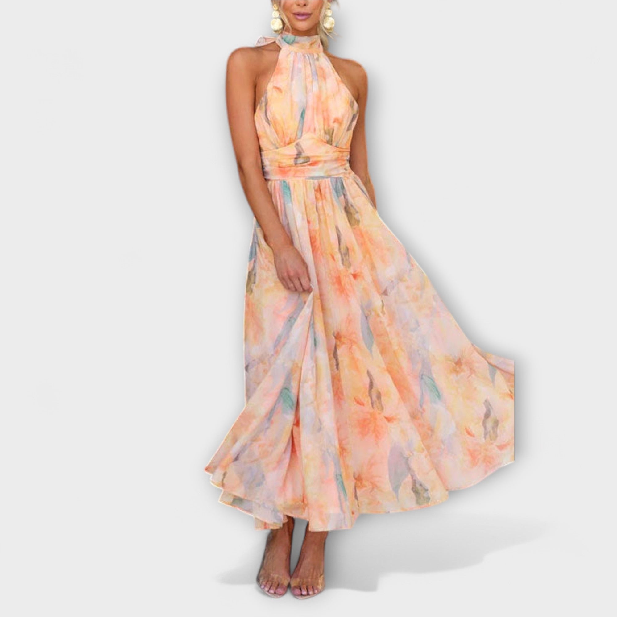 Vestido Maxi Acuarela