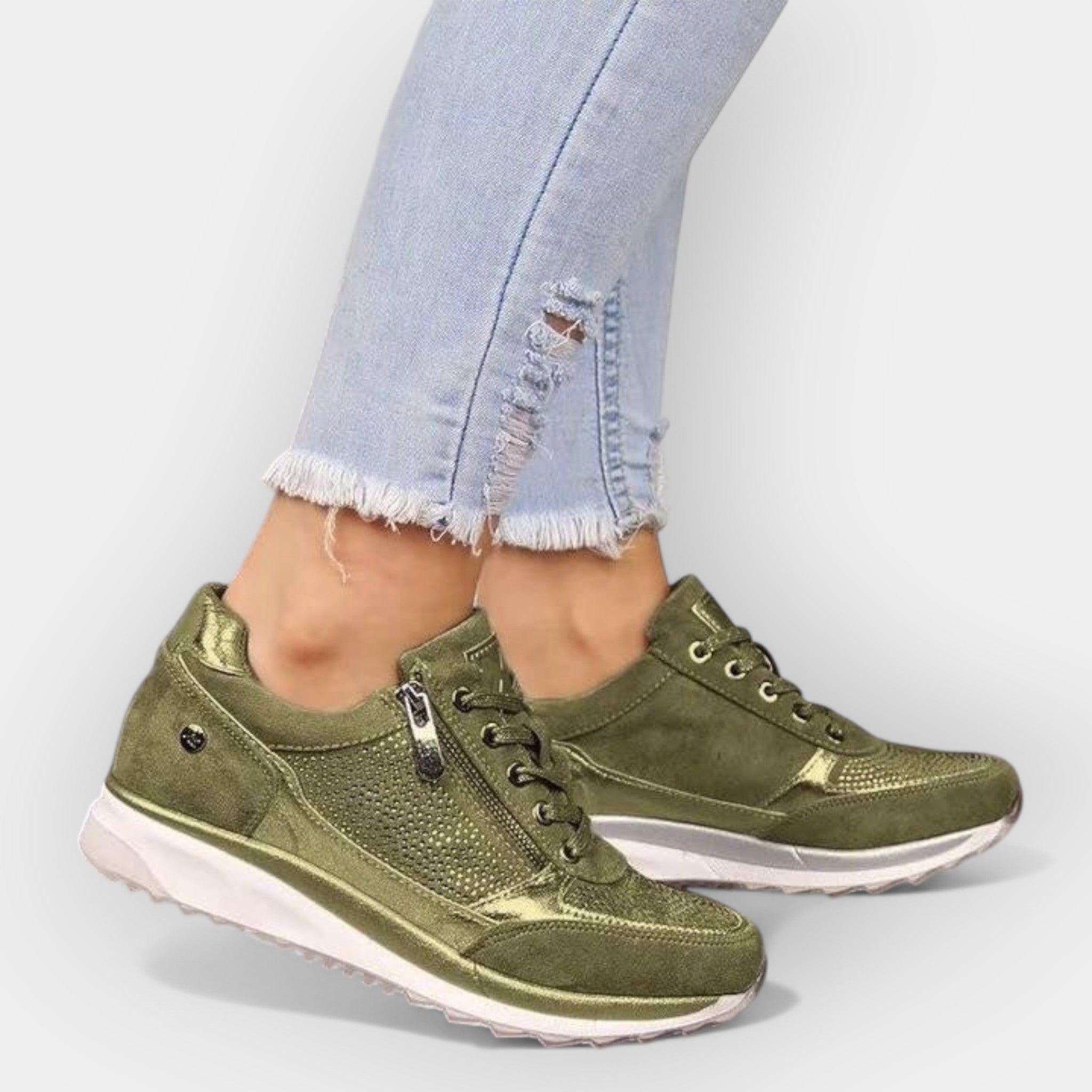 Sneakers Anatómicos con Cremallera