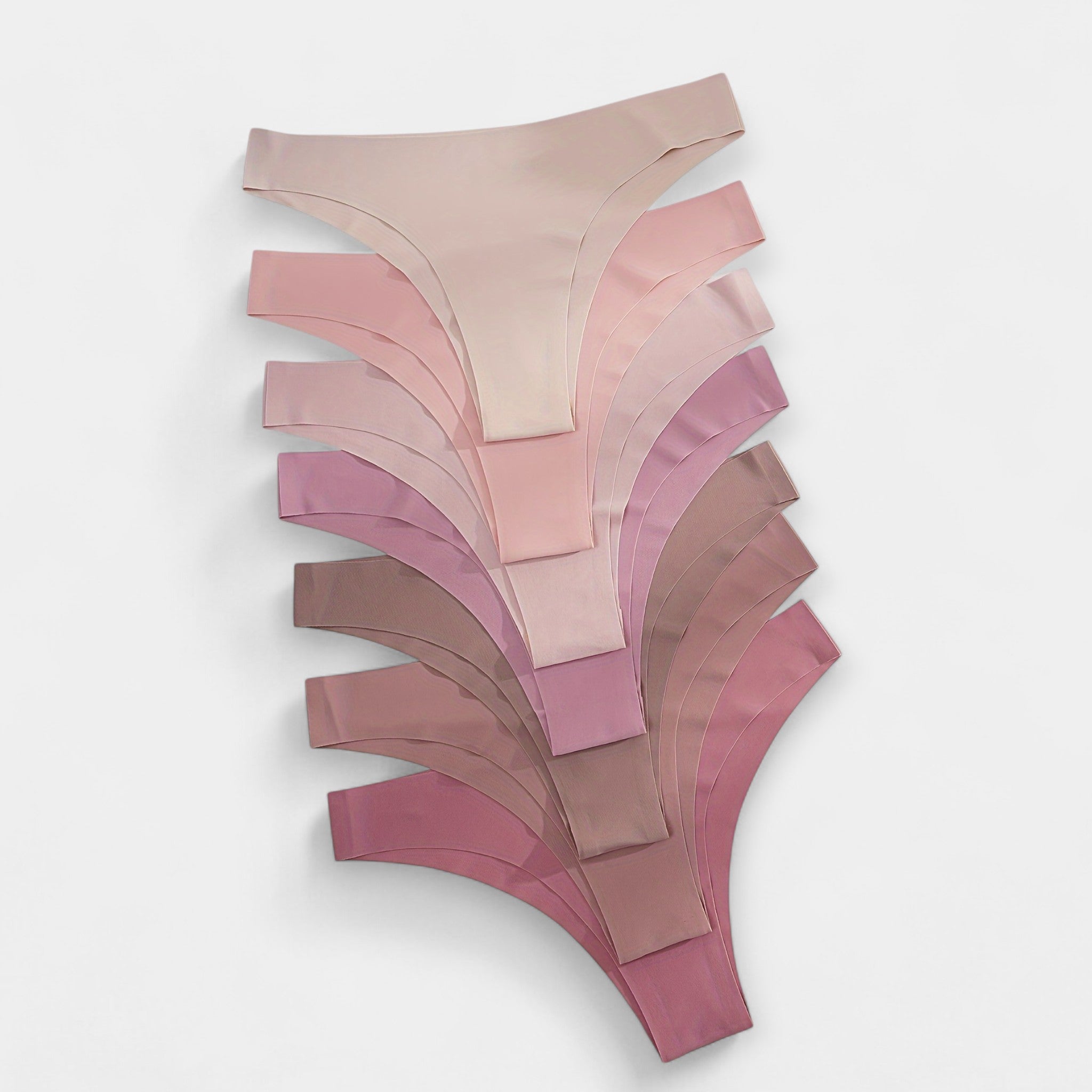 Set de 7 Bragas Simples tipo Hipster