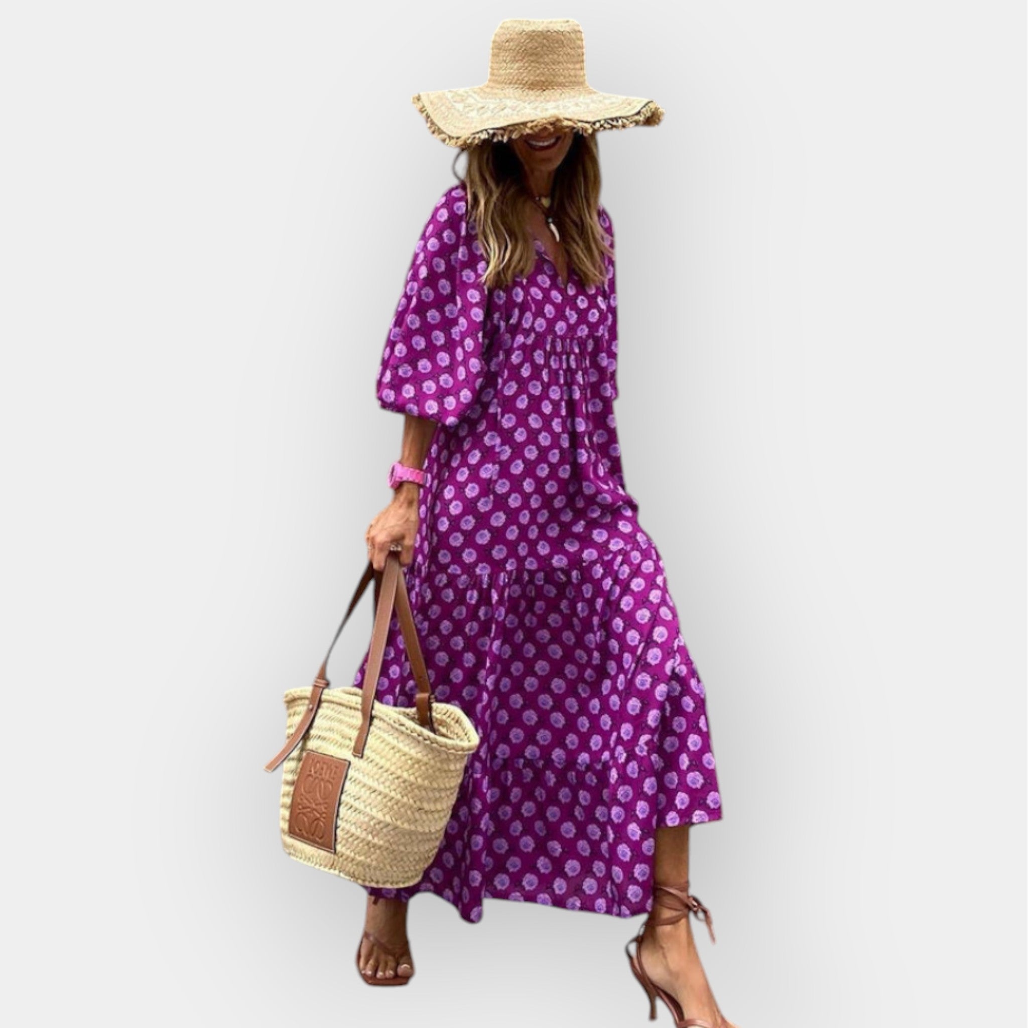 Φόρεμα με Φλοράλ Σχέδιο