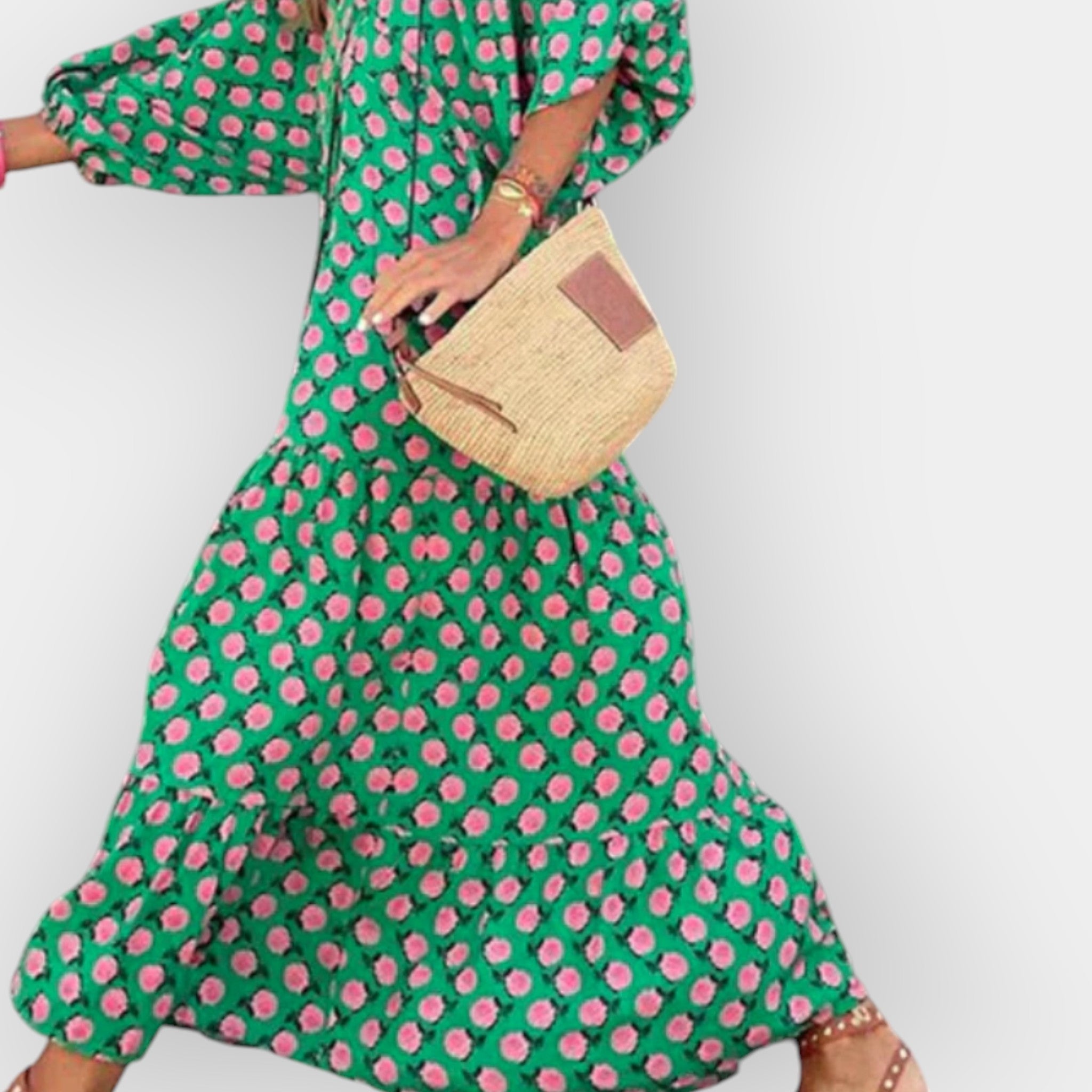 Φόρεμα με Φλοράλ Σχέδιο