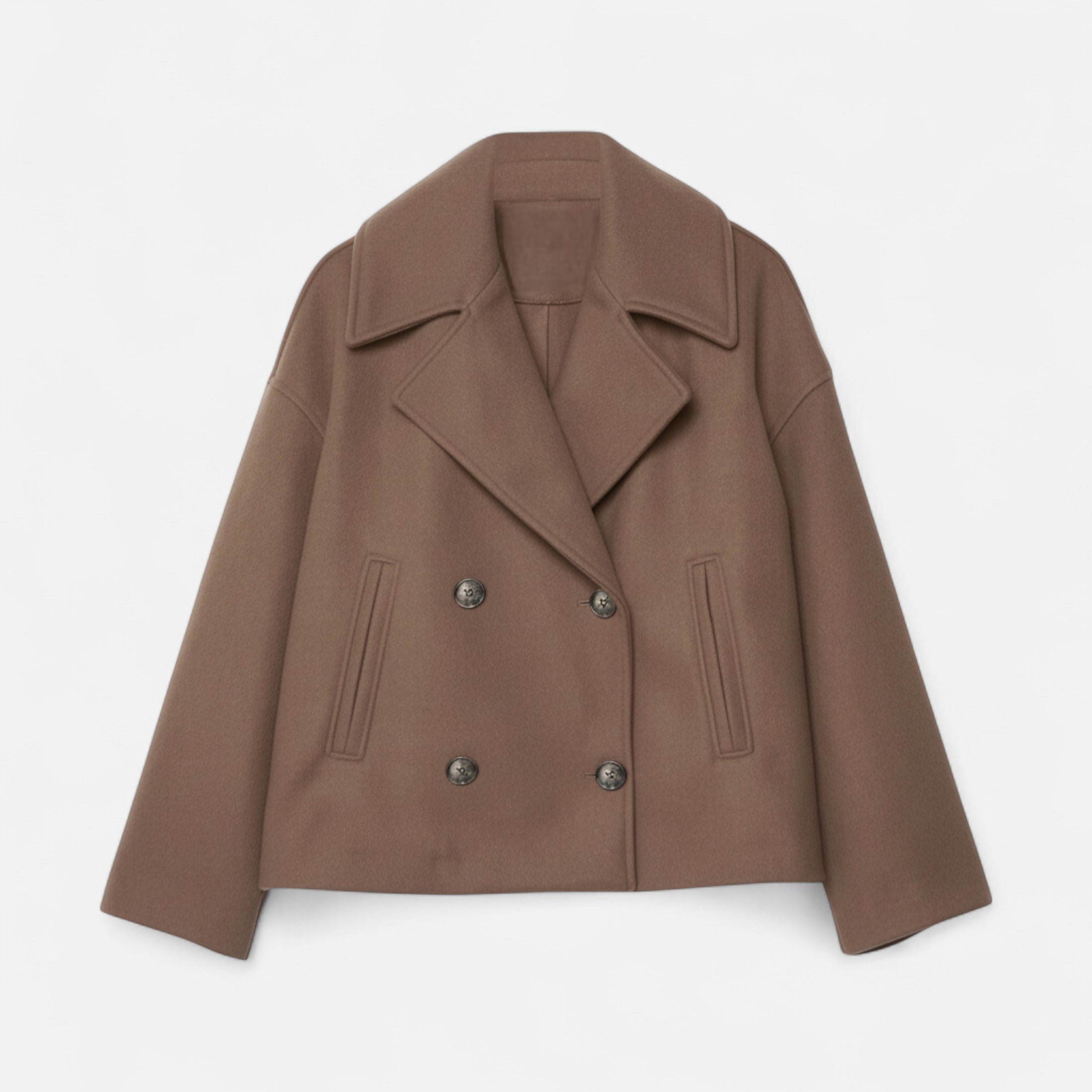 Eliaro Moda | Abrigo Corto Mujer Oversize Elegante