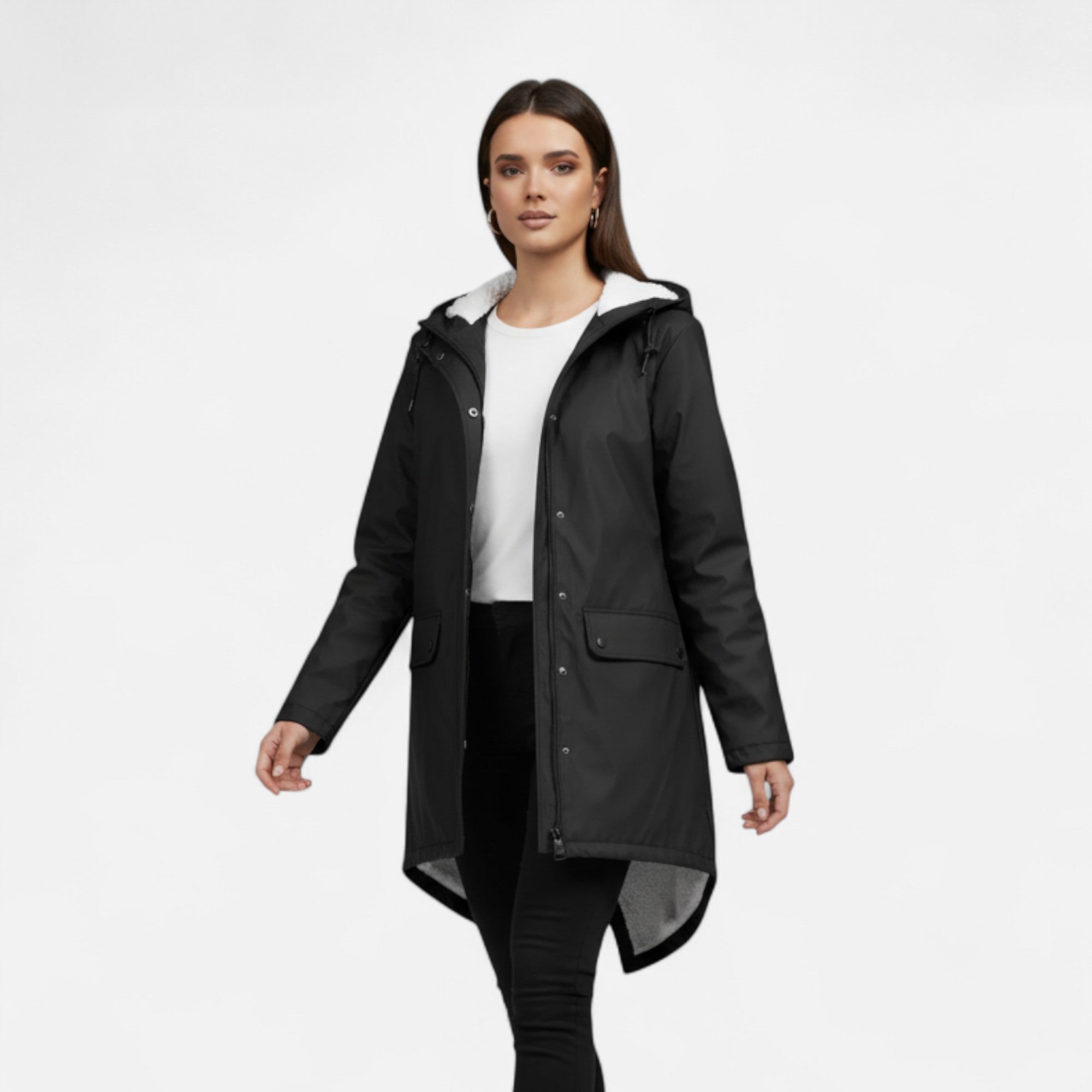 Eliaro Moda | Chaqueta Invierno Mujer con Capucha Elegante