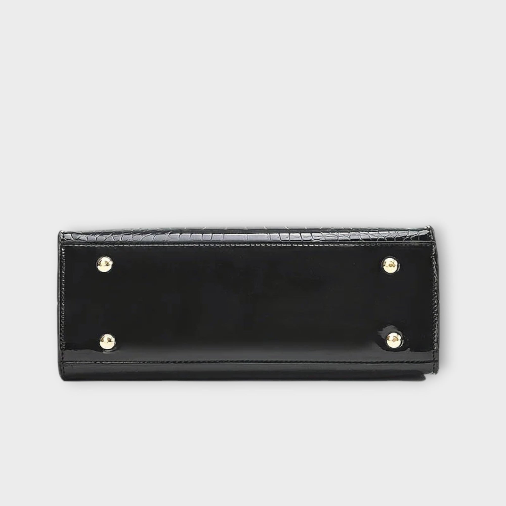 Bolsa de Mano Croco Brillante