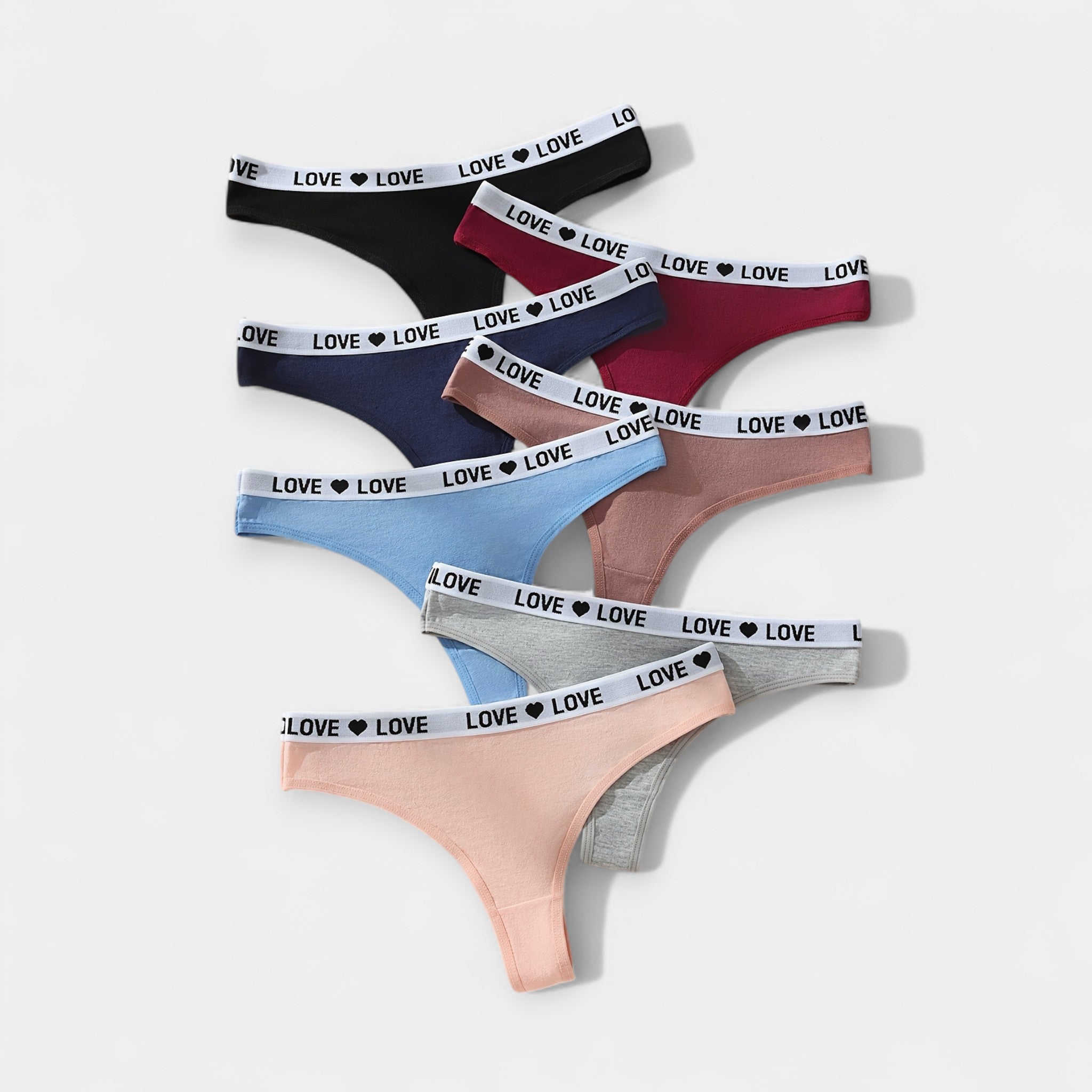 Set de 7 Bragas Sexys tipo Brief