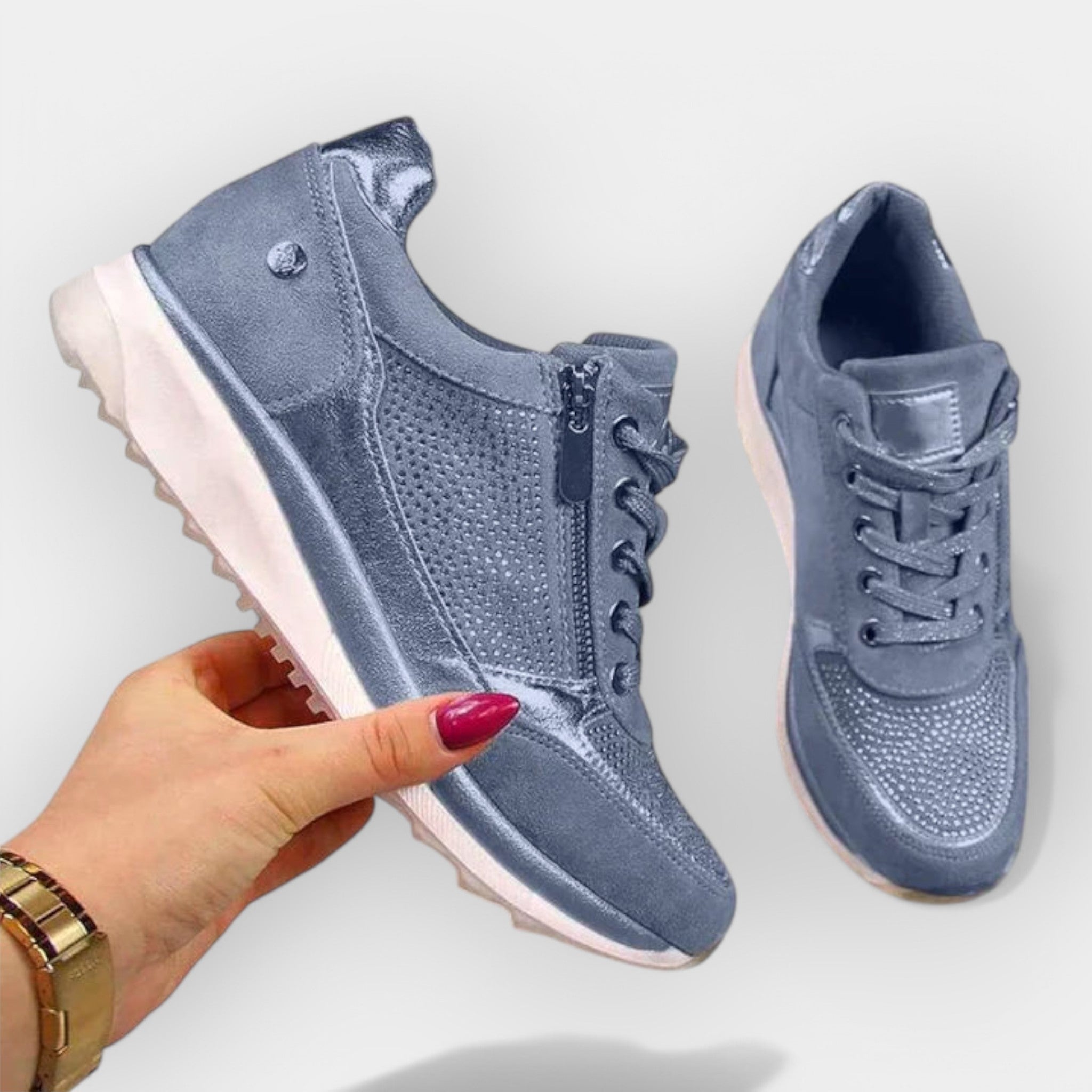 Sneakers Anatómicos con Cremallera