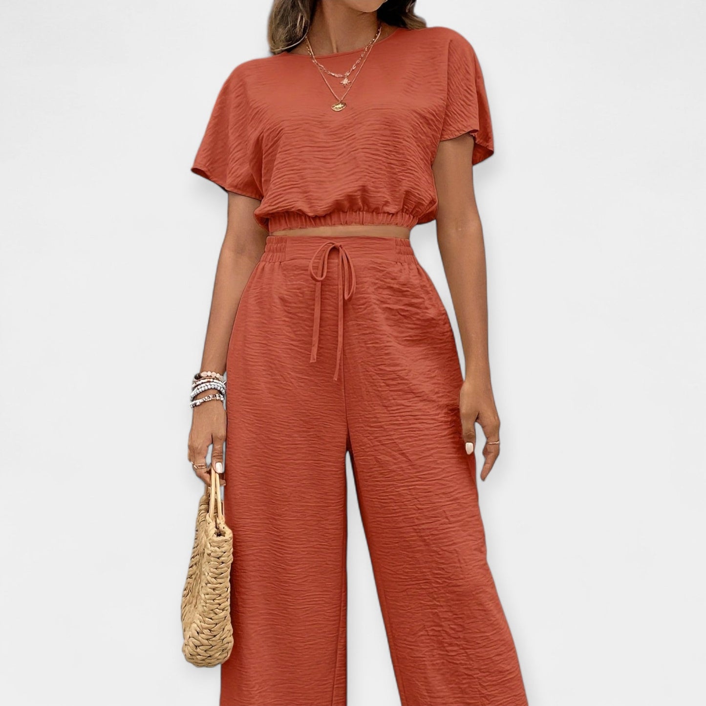 Conjunto Estiloso de Corte Holgado