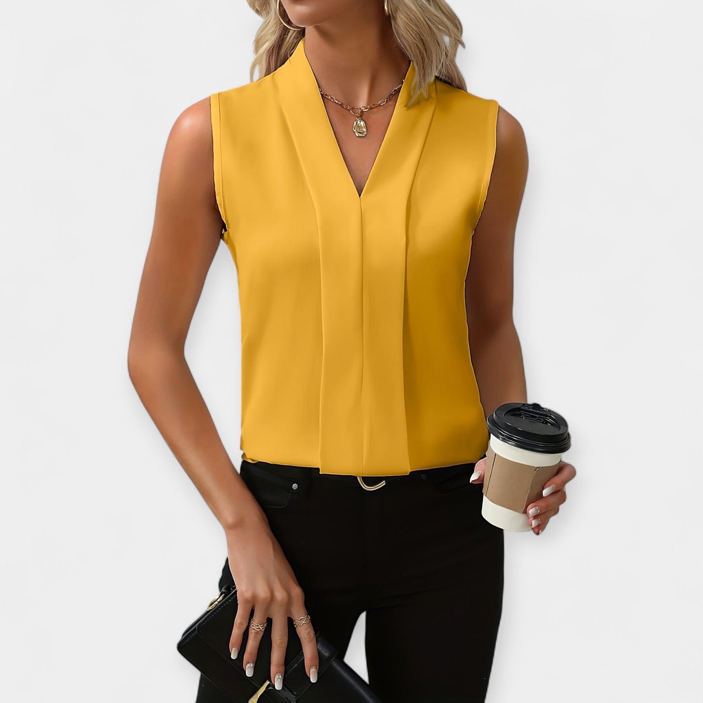 Blusa Sin Mangas Classy