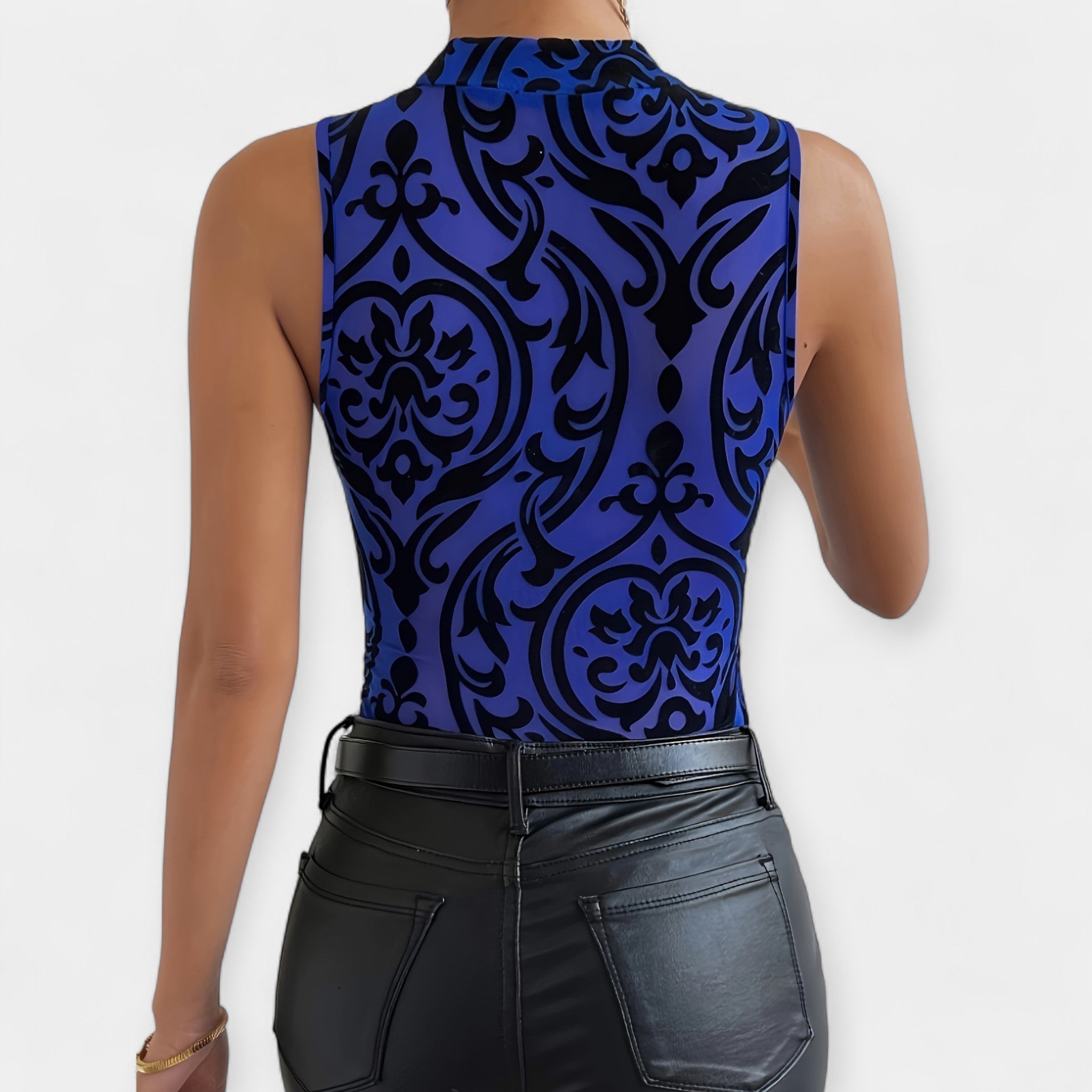 Σέξι Κορμάκι Κροκέ 'Υφασμα