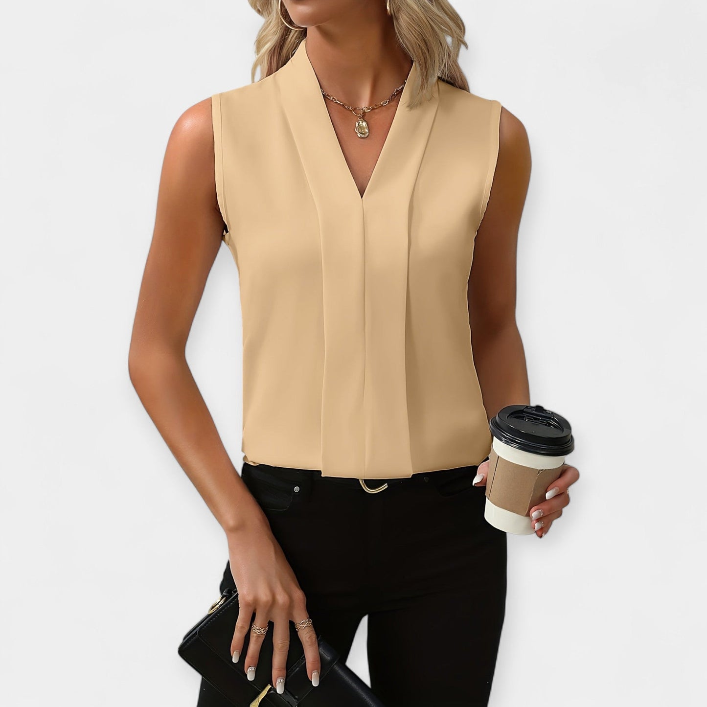 Blusa Sin Mangas Classy