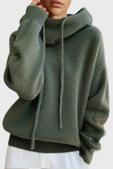 Jersey de Lana Mezcla Silueta Atemporal con Encanto