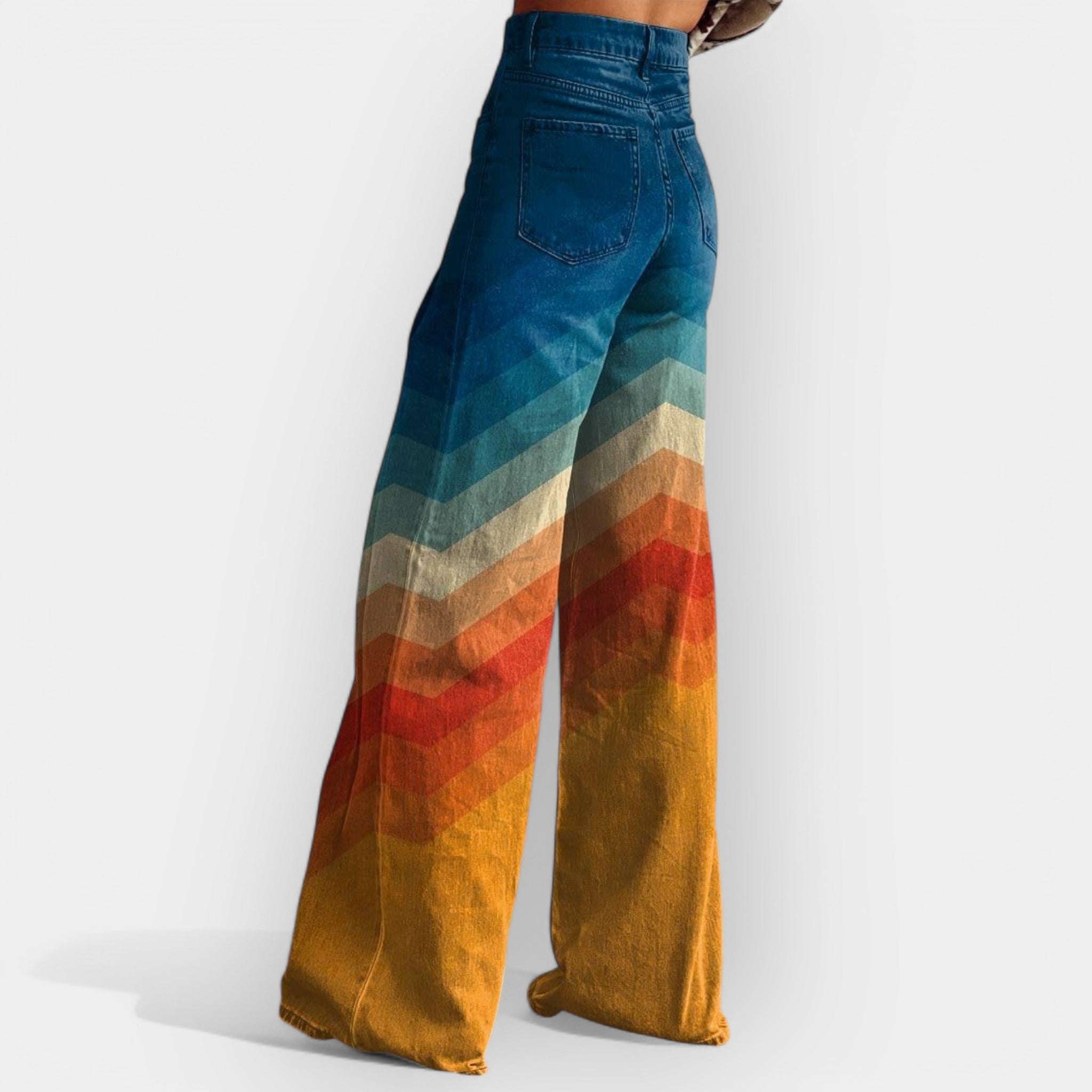 Pantalón Flare de Talle Alto
