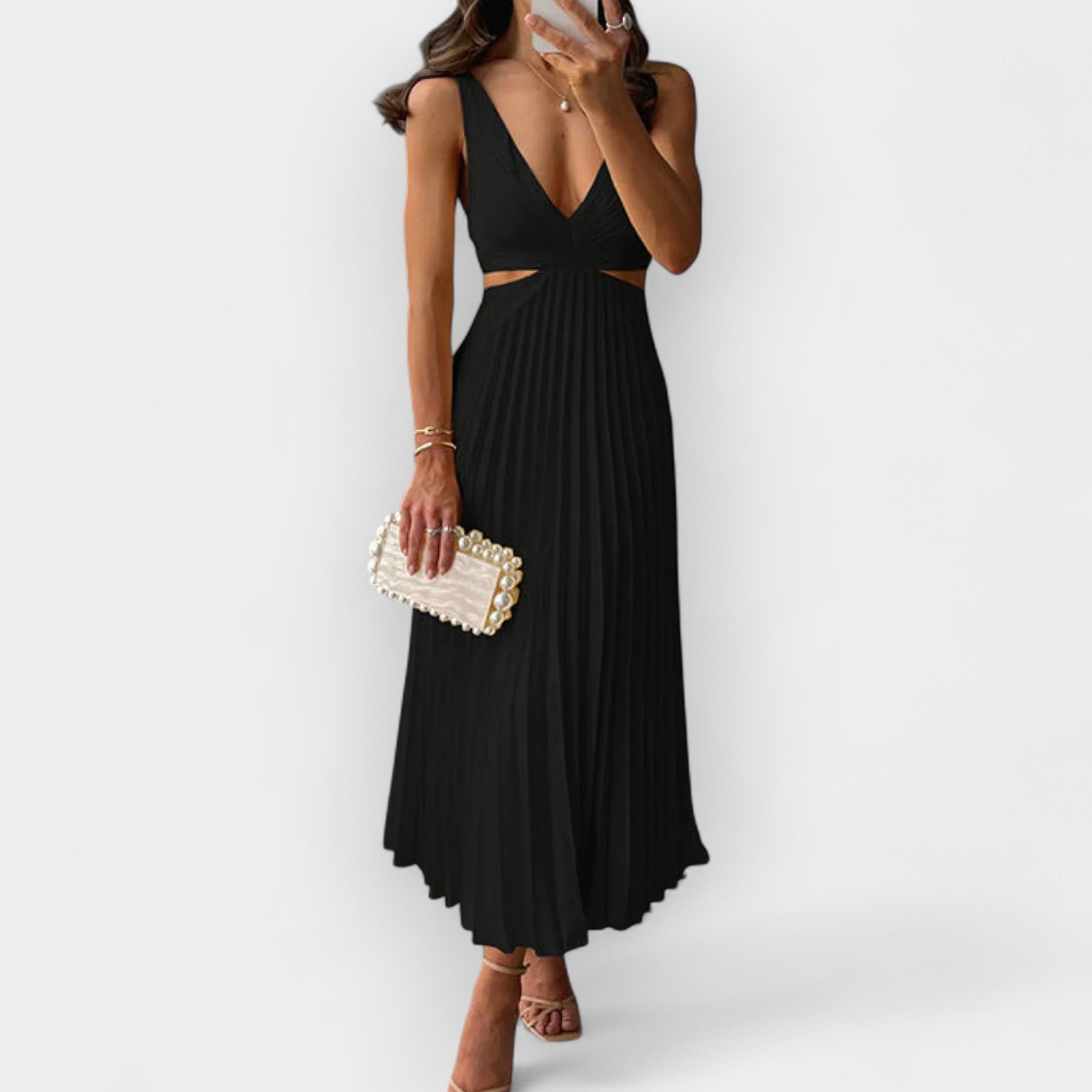 Vestido Midi de Satén